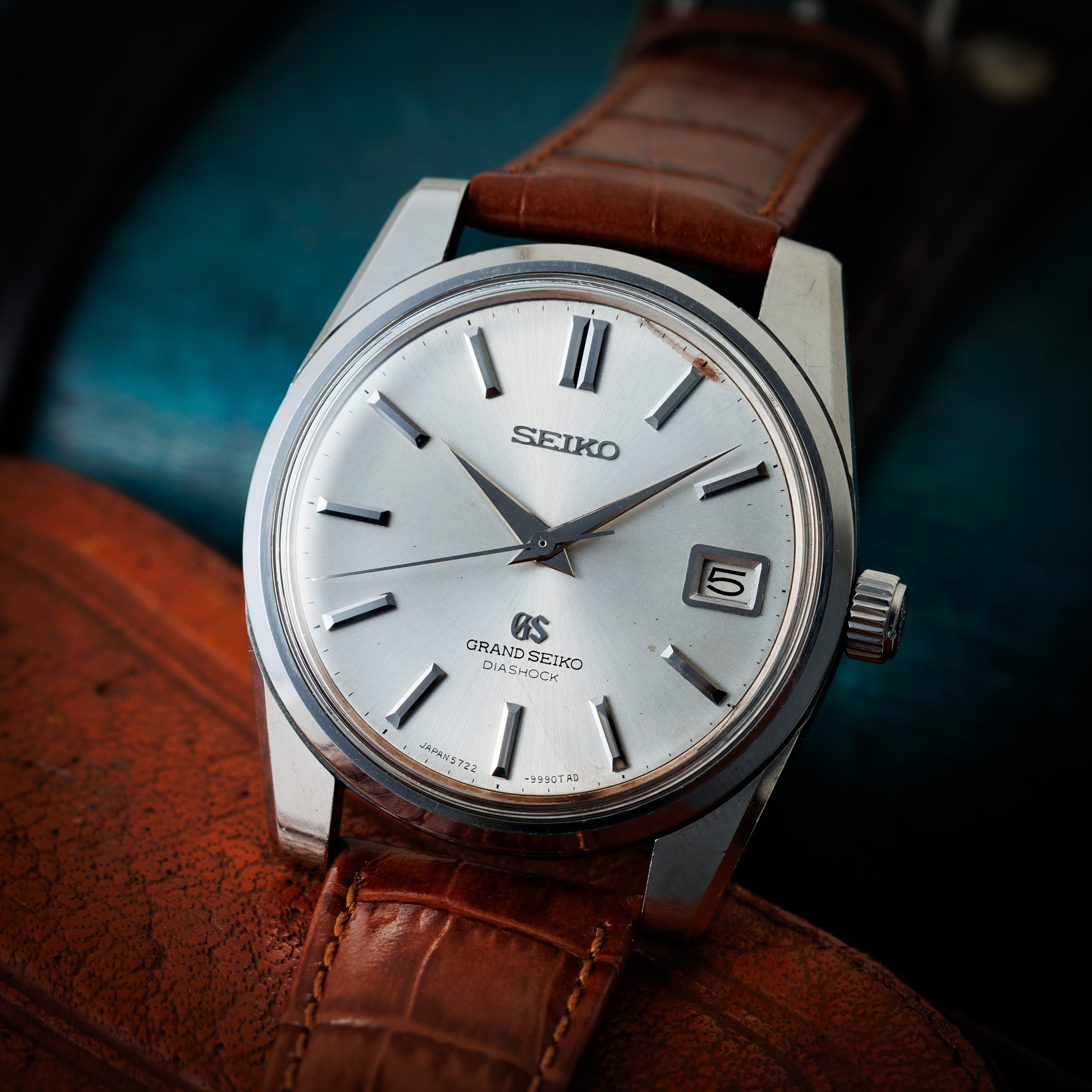 グランドセイコー セカンドモデル後期 5722-9990 57GS セルフデーター ロービート手巻