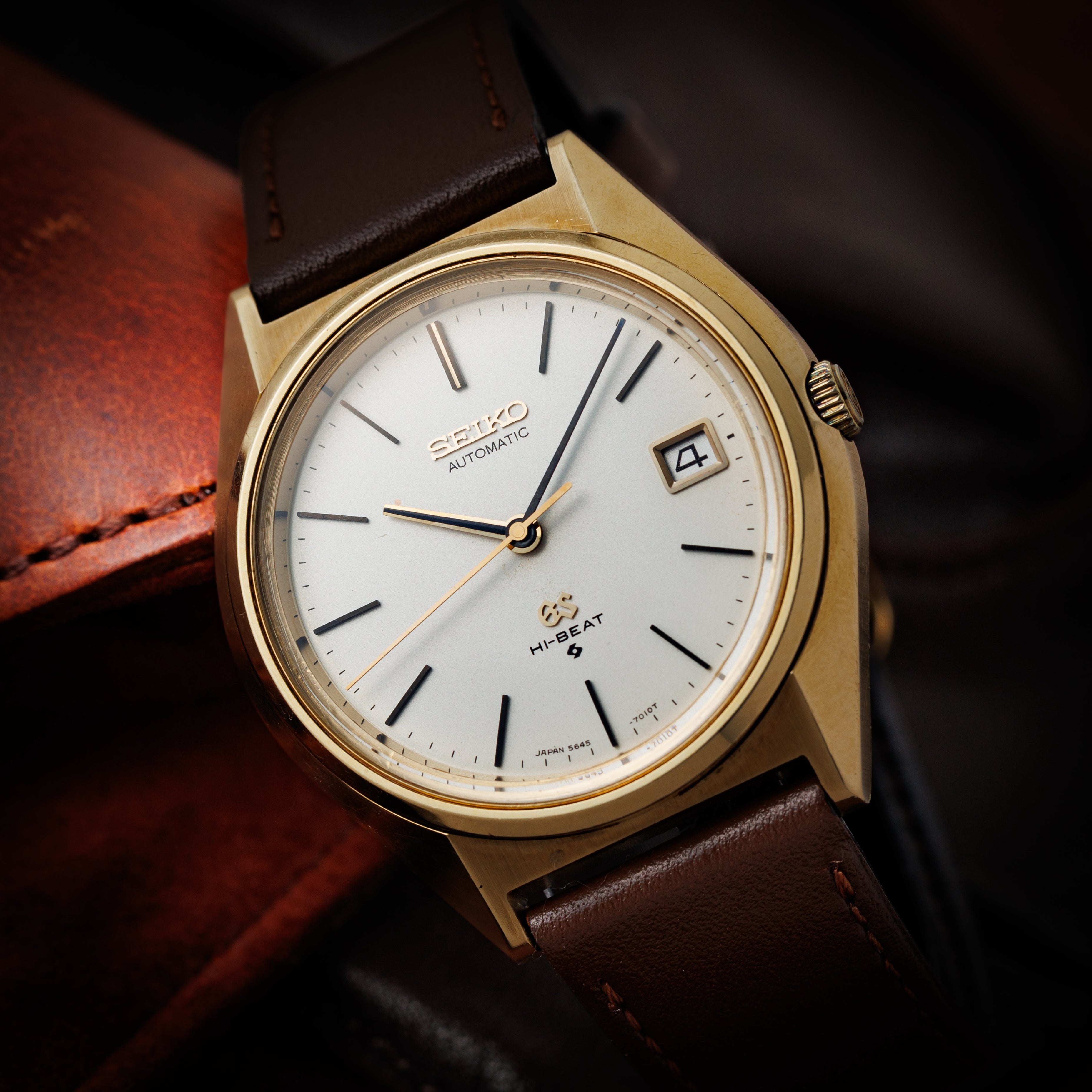 グランドセイコー 1970年製（昭和45年製） Ref.5645-7010 56GS CAPゴールド ハイビート自動巻