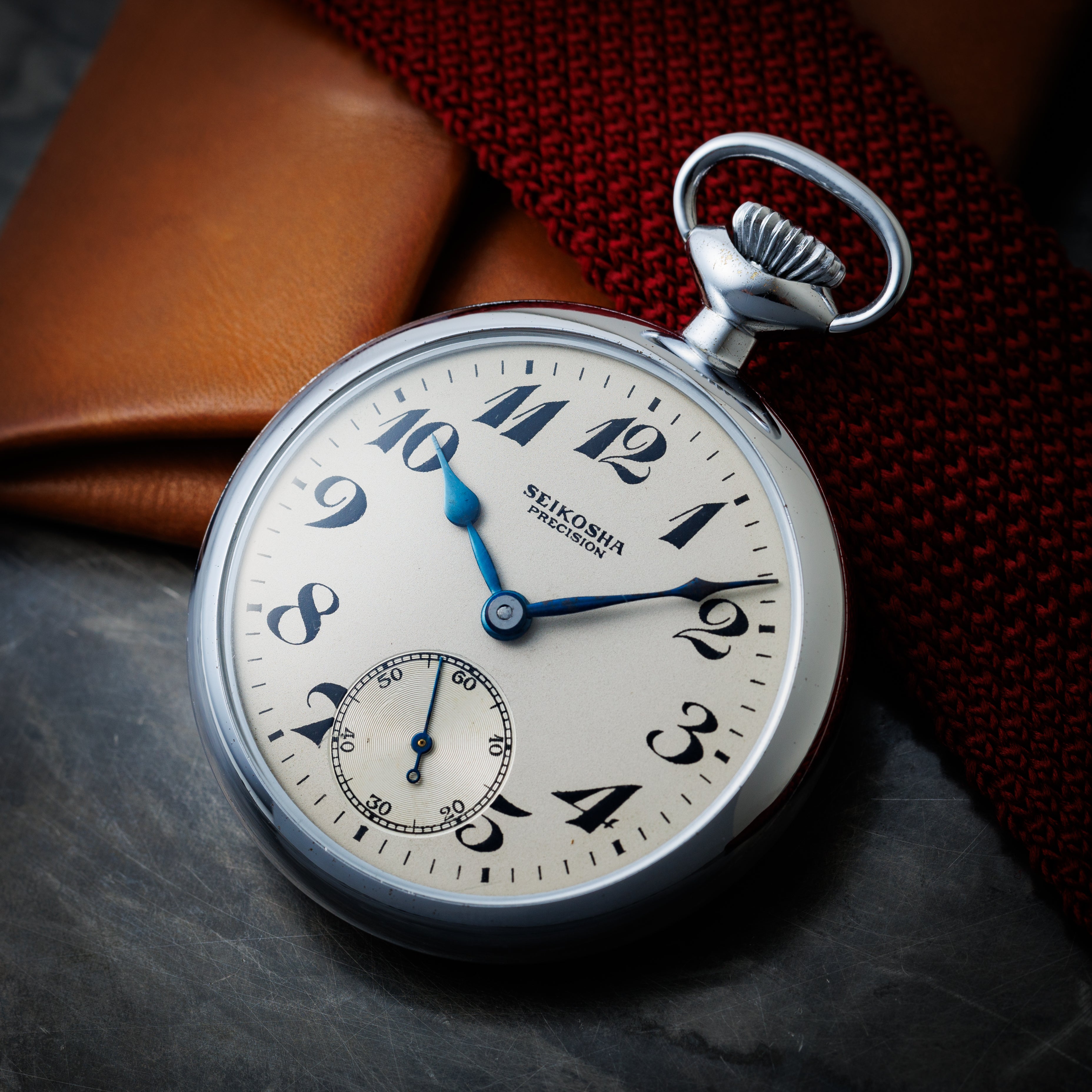 セイコー 懐中時計 1954年製 菊花紋 箱付き 19セイコー 手巻き
