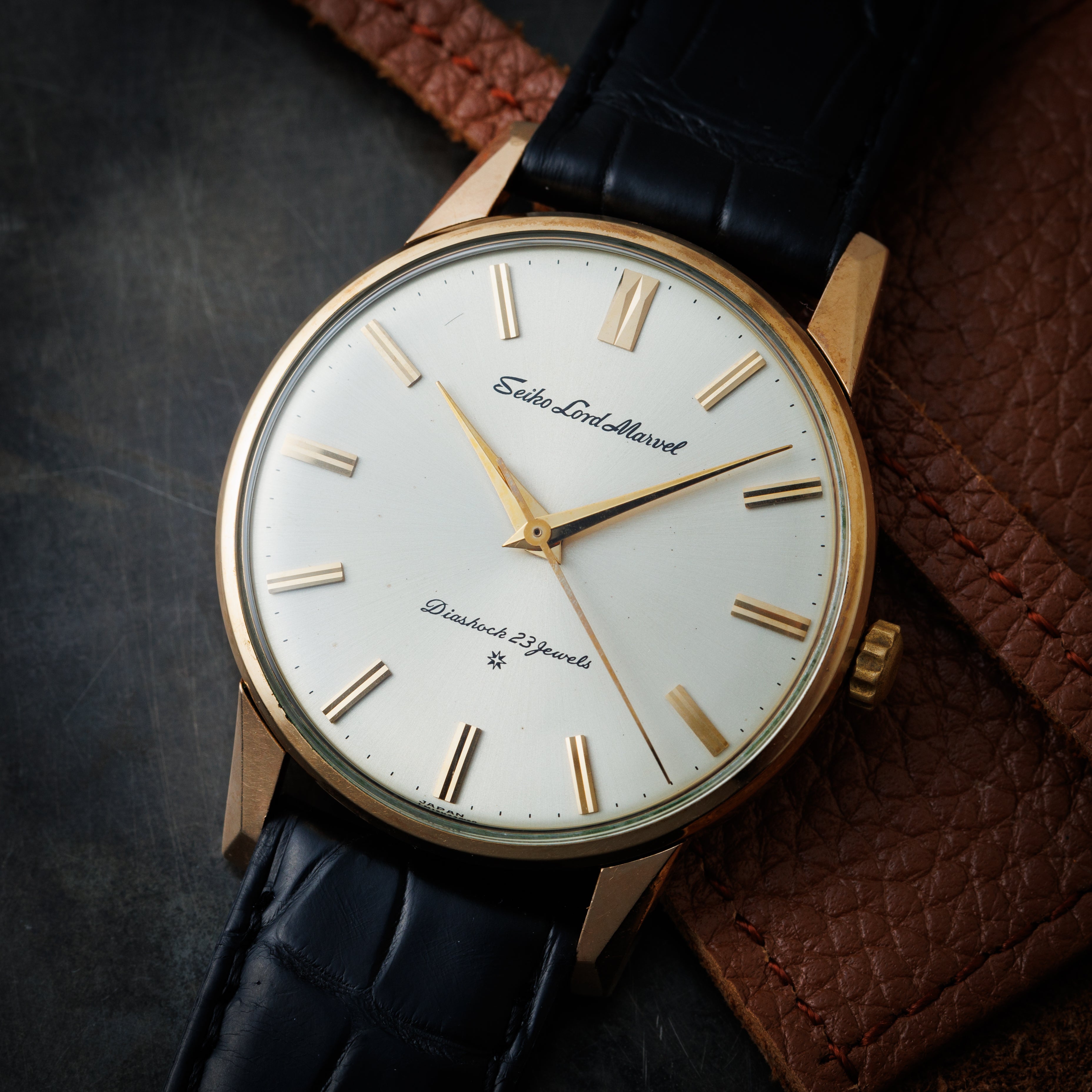 セイコー ロードマーベル 14金張り SDダイヤル 1963年製 Ref.15023E