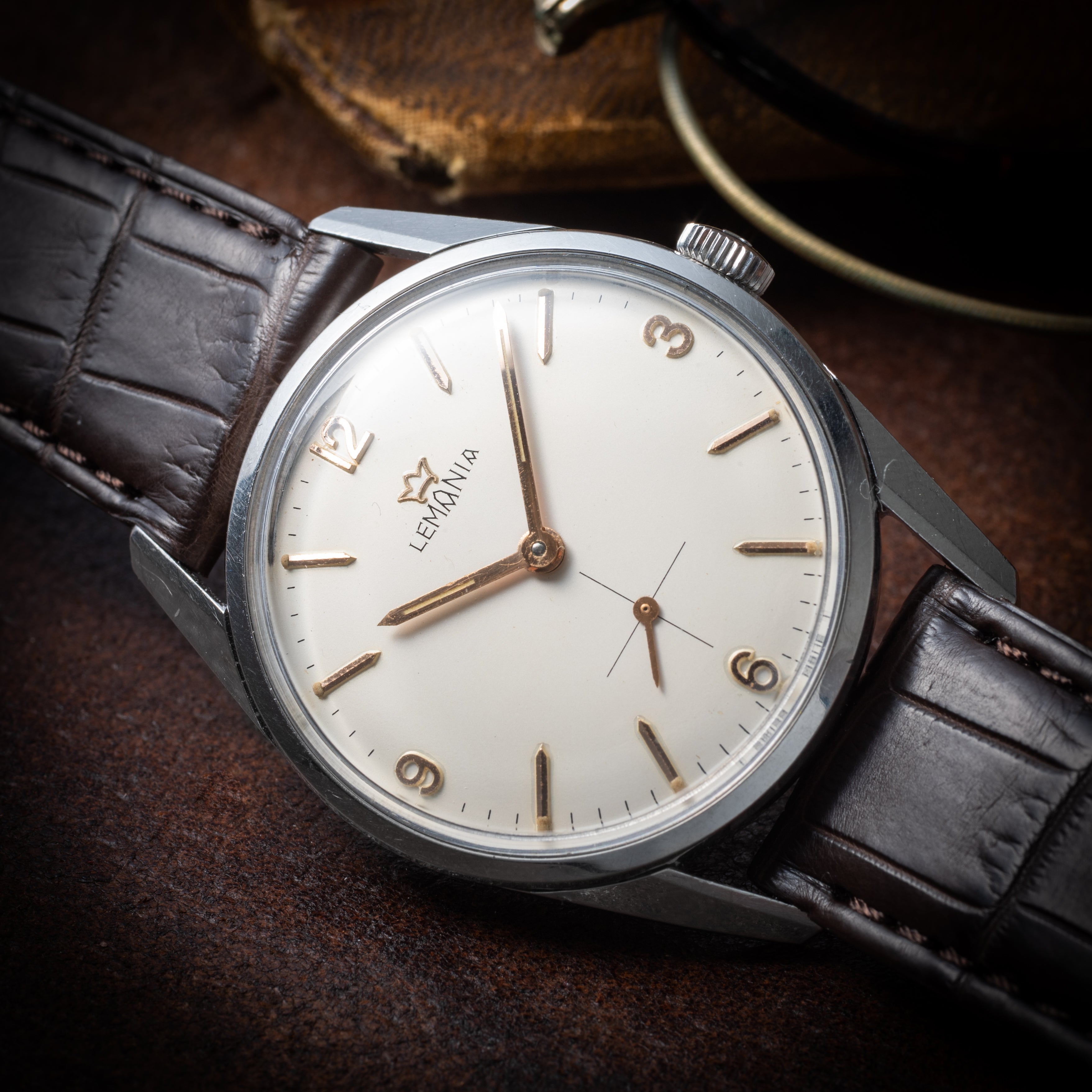 レマニア ラウンドモデル 1960年代製 スモールセコンド 手巻き Cal.3000