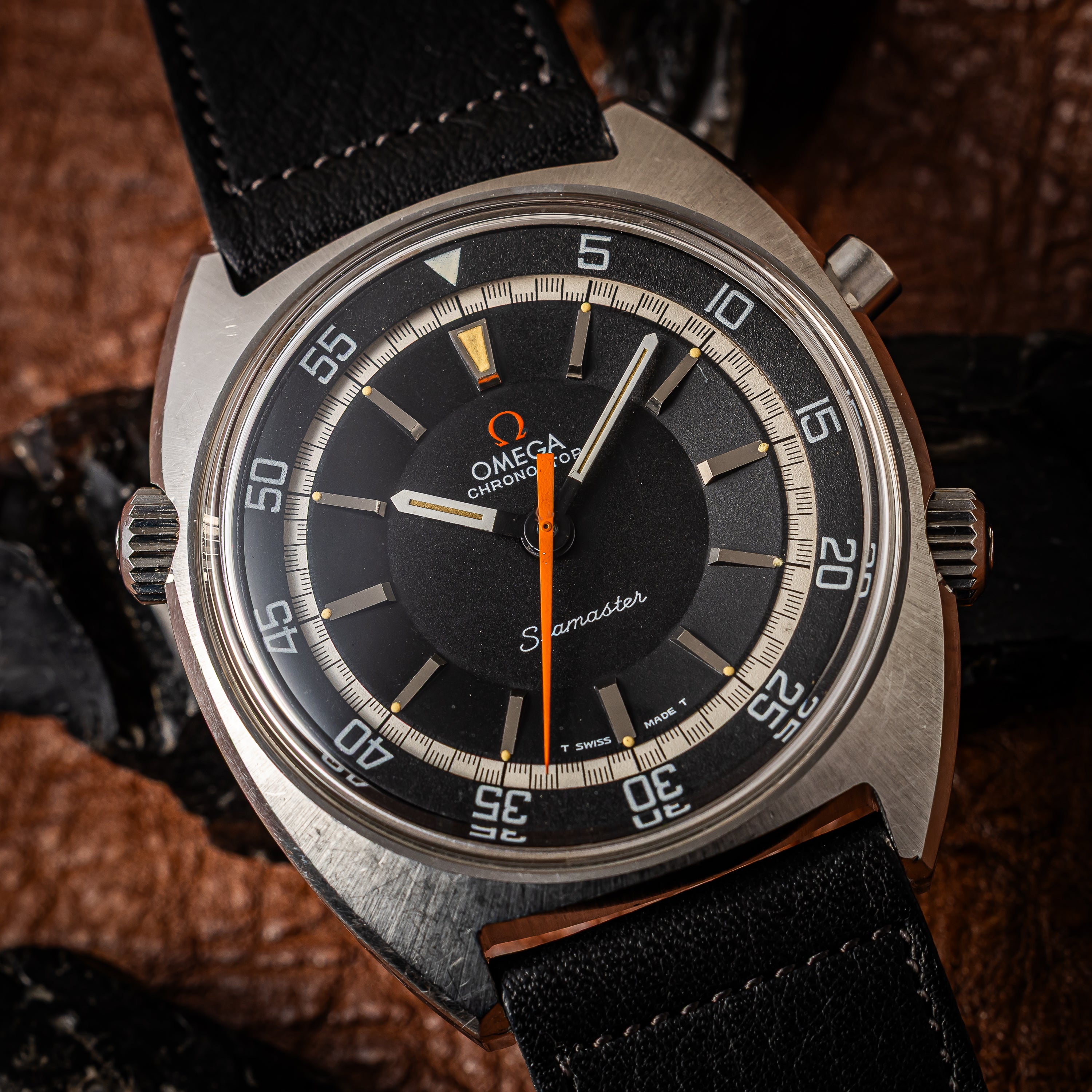 オメガ クロノストップ  手巻き Cal.865