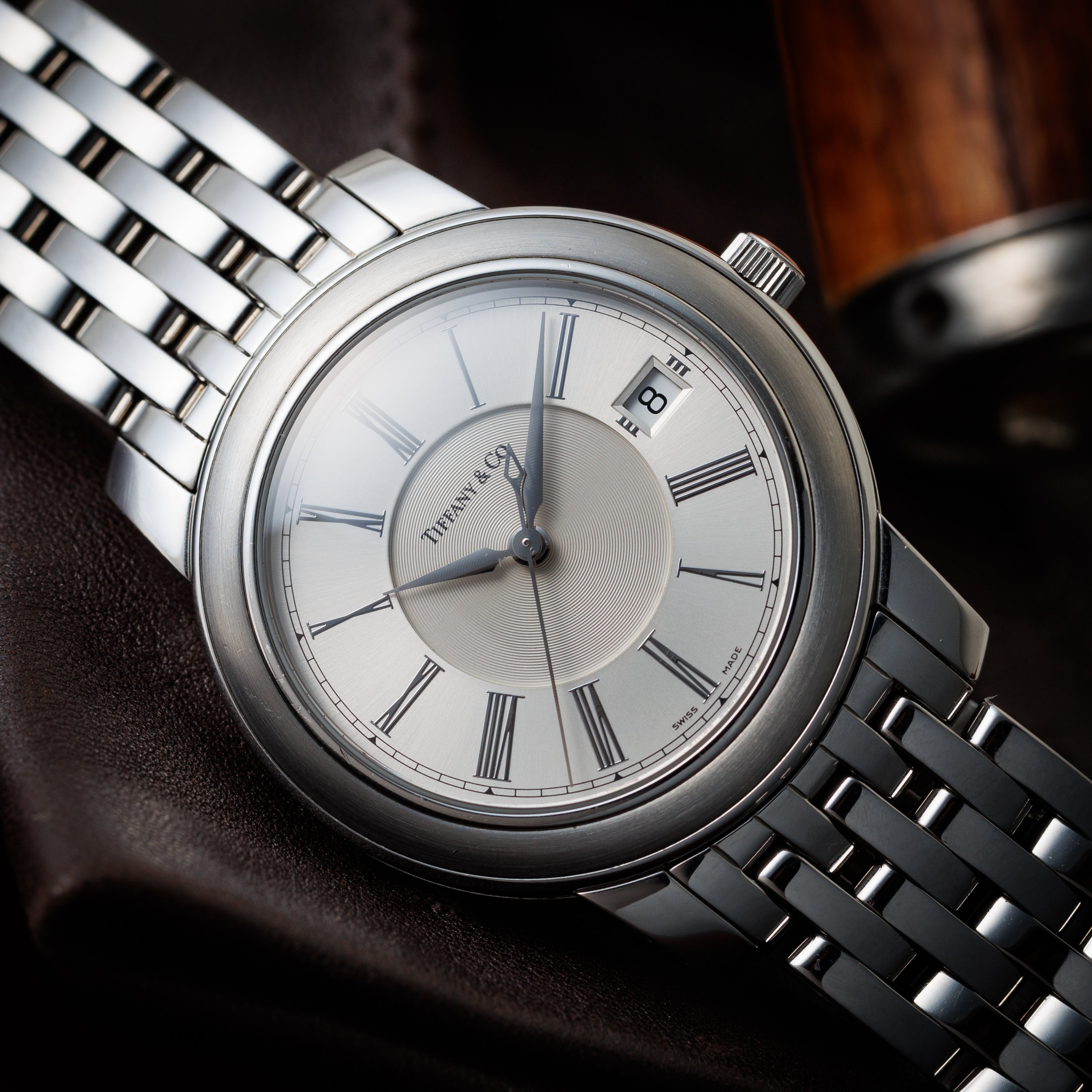 ティファニー マークラウンド 2002年製 クロノメーター証付き 自動巻 TIFFANY&Co.