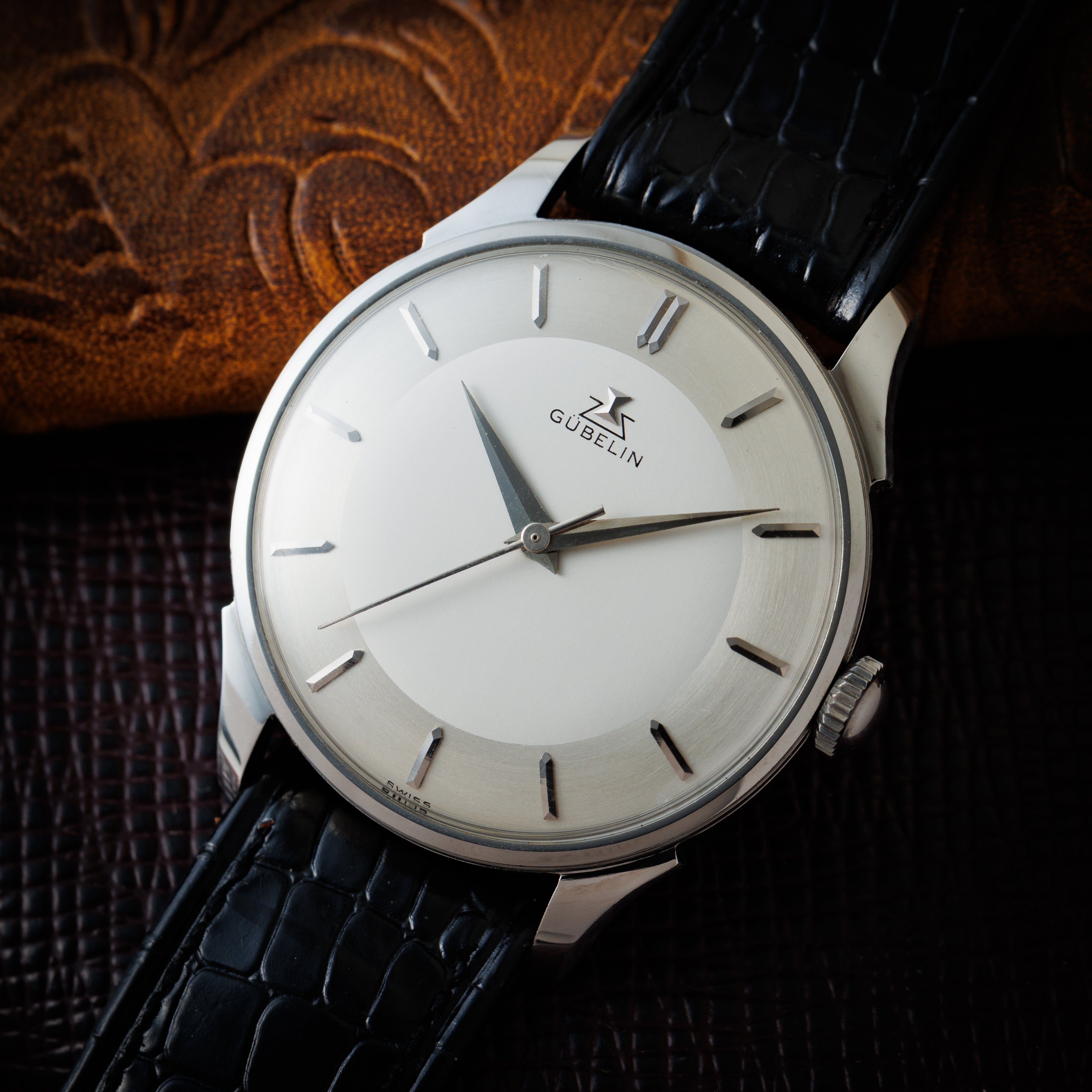 ギュブラン ラウンドモデル 1960年代製 オートマチック ボンベダイヤル