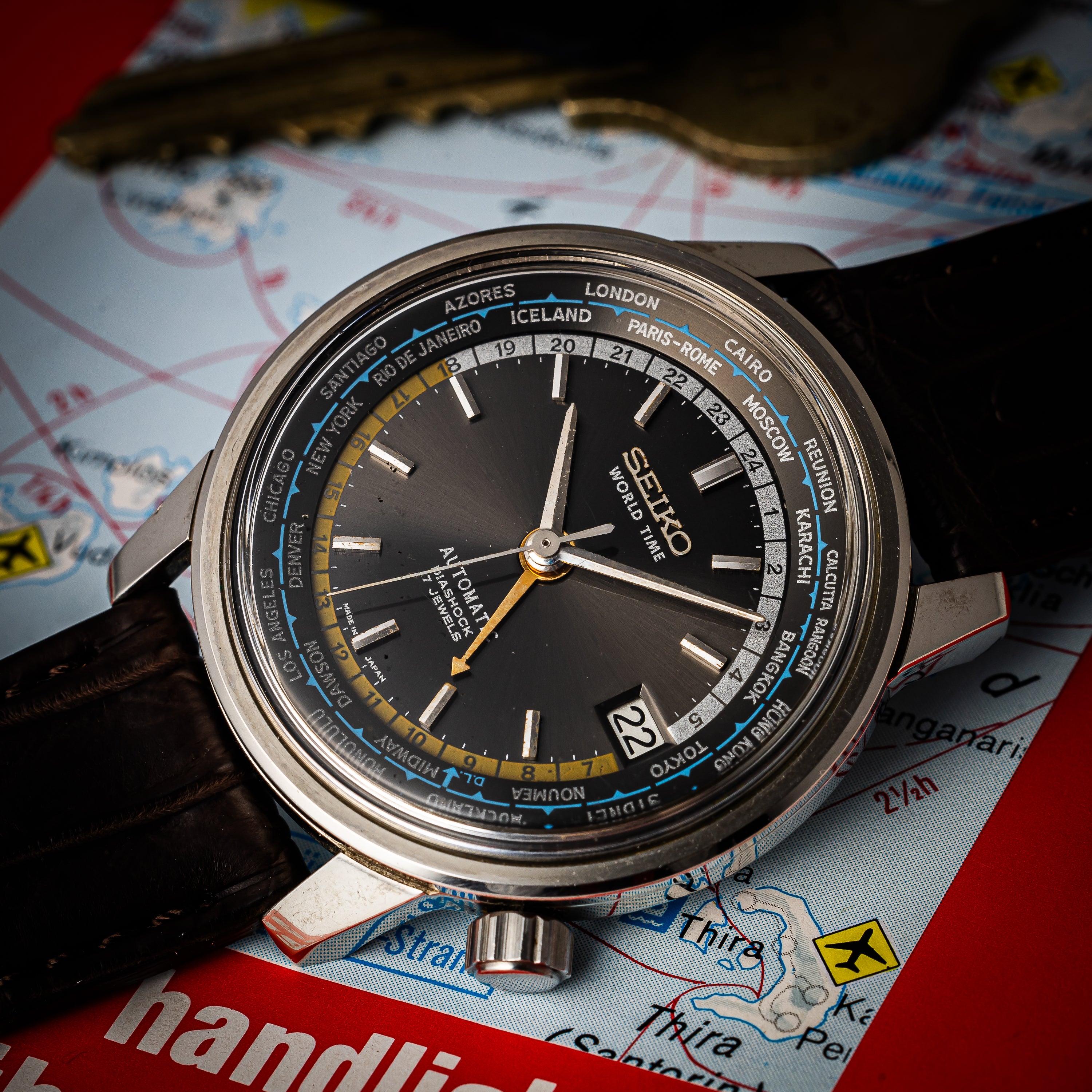 セイコー ワールドタイム 1964年製 Ref.6217-7000 聖火マーク