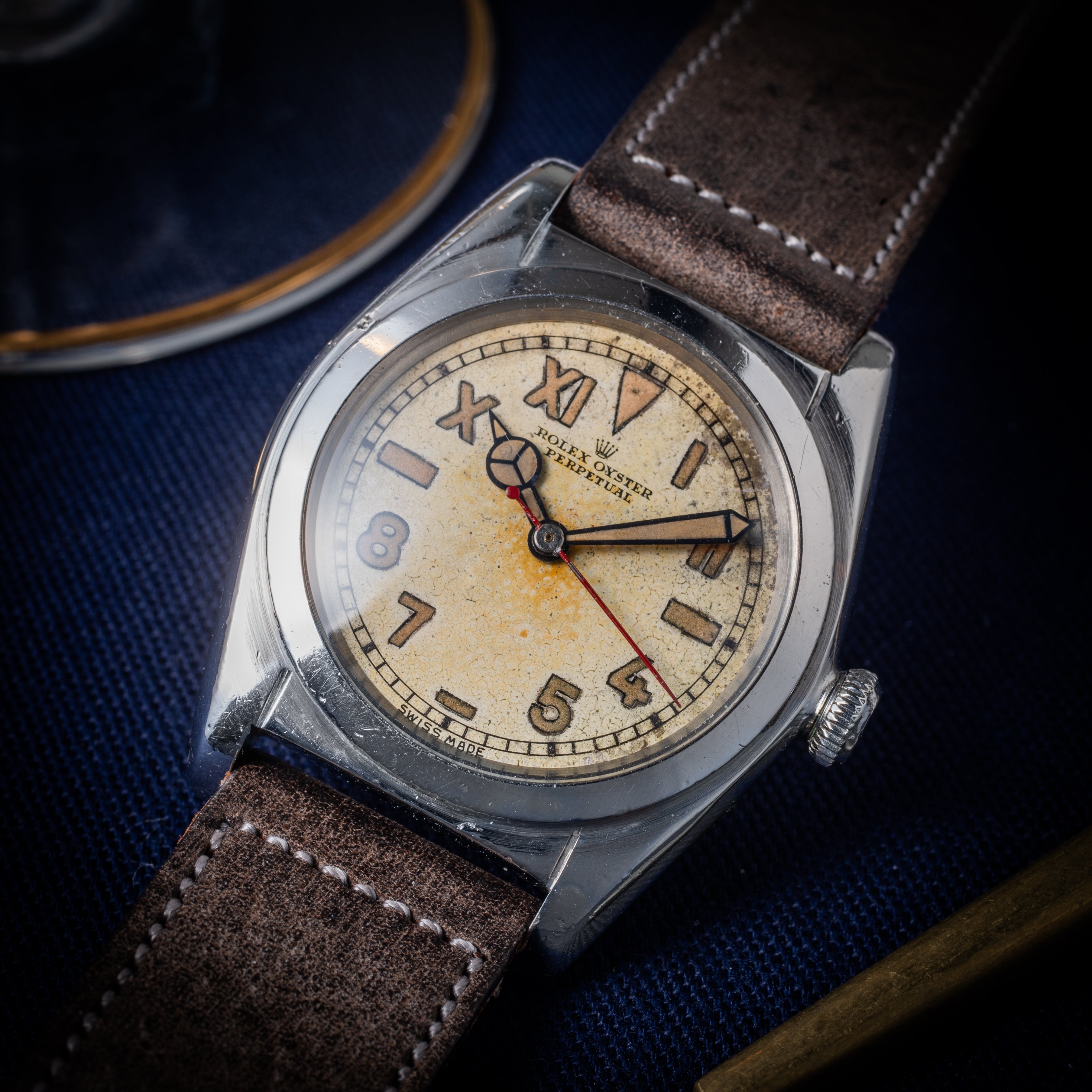 ロレックス オイスターパーペチュアル バブルバック ユニークダイヤル 1945年製 Ref.2940