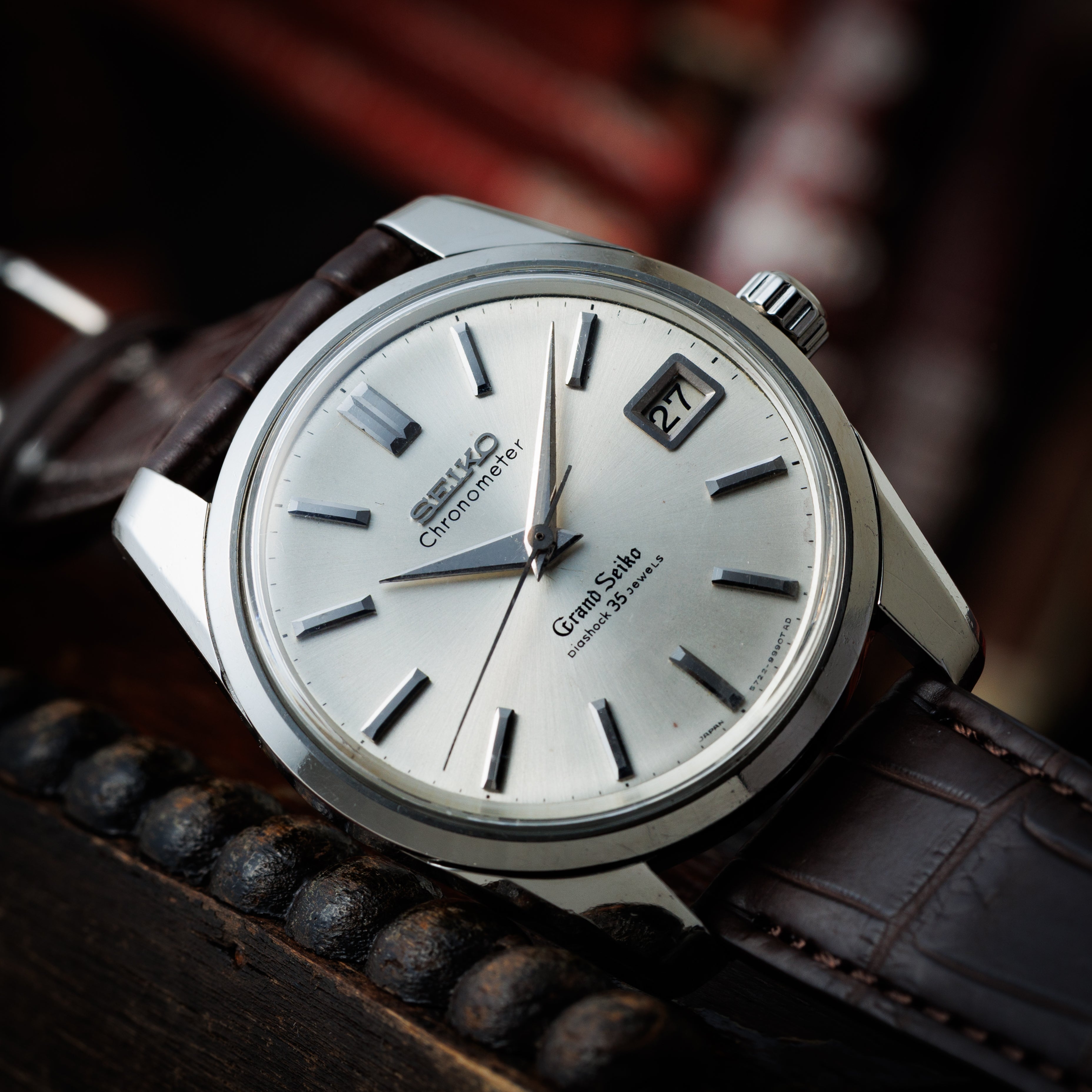 グランドセイコー 2nd前期 セルフデーター 1965年製 Ref.5722-9990 57GS クロノメーター 獅子メダル