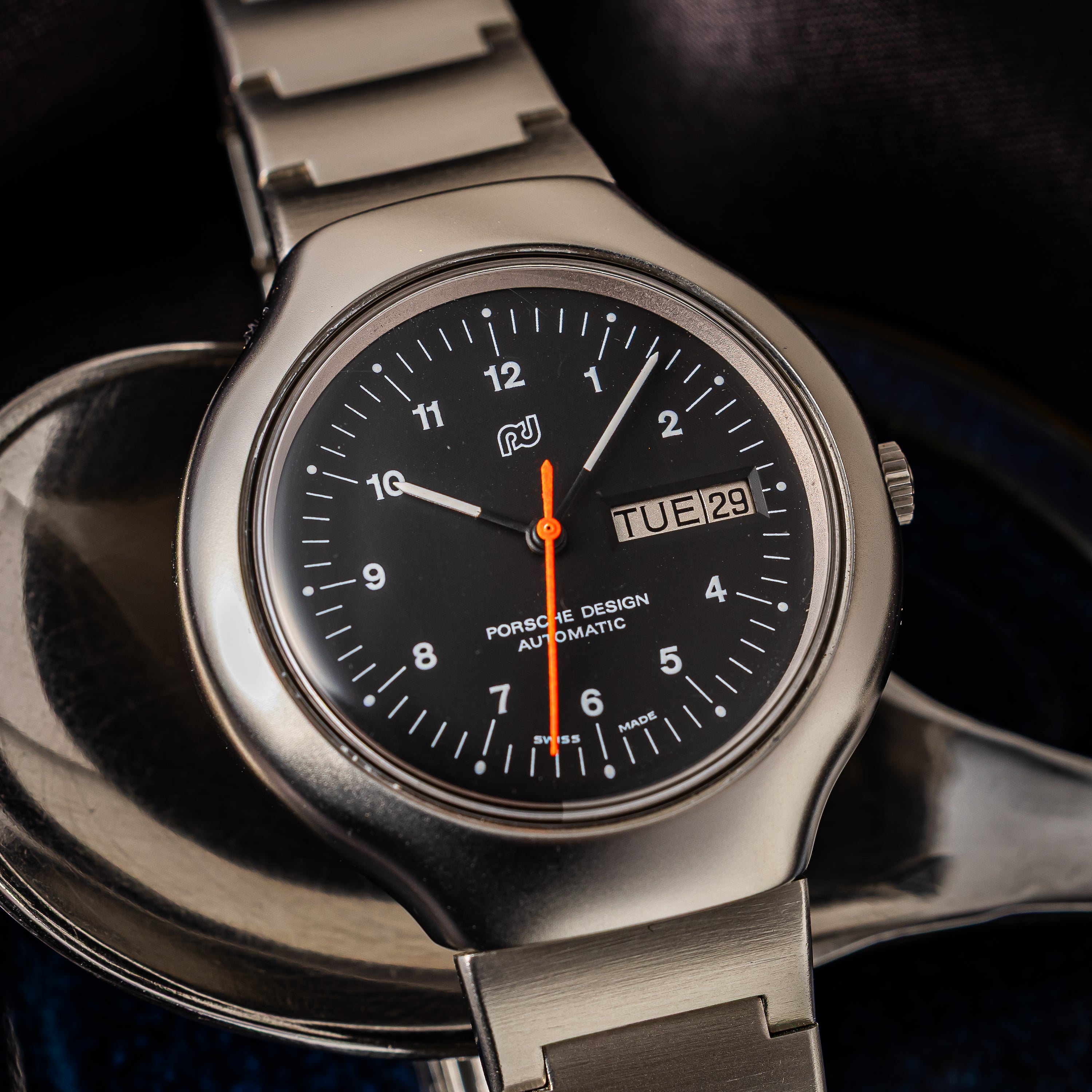 ポルシェデザイン オルフィナ Ref.7157 1970年代製 オートマチックモデル ステンレス