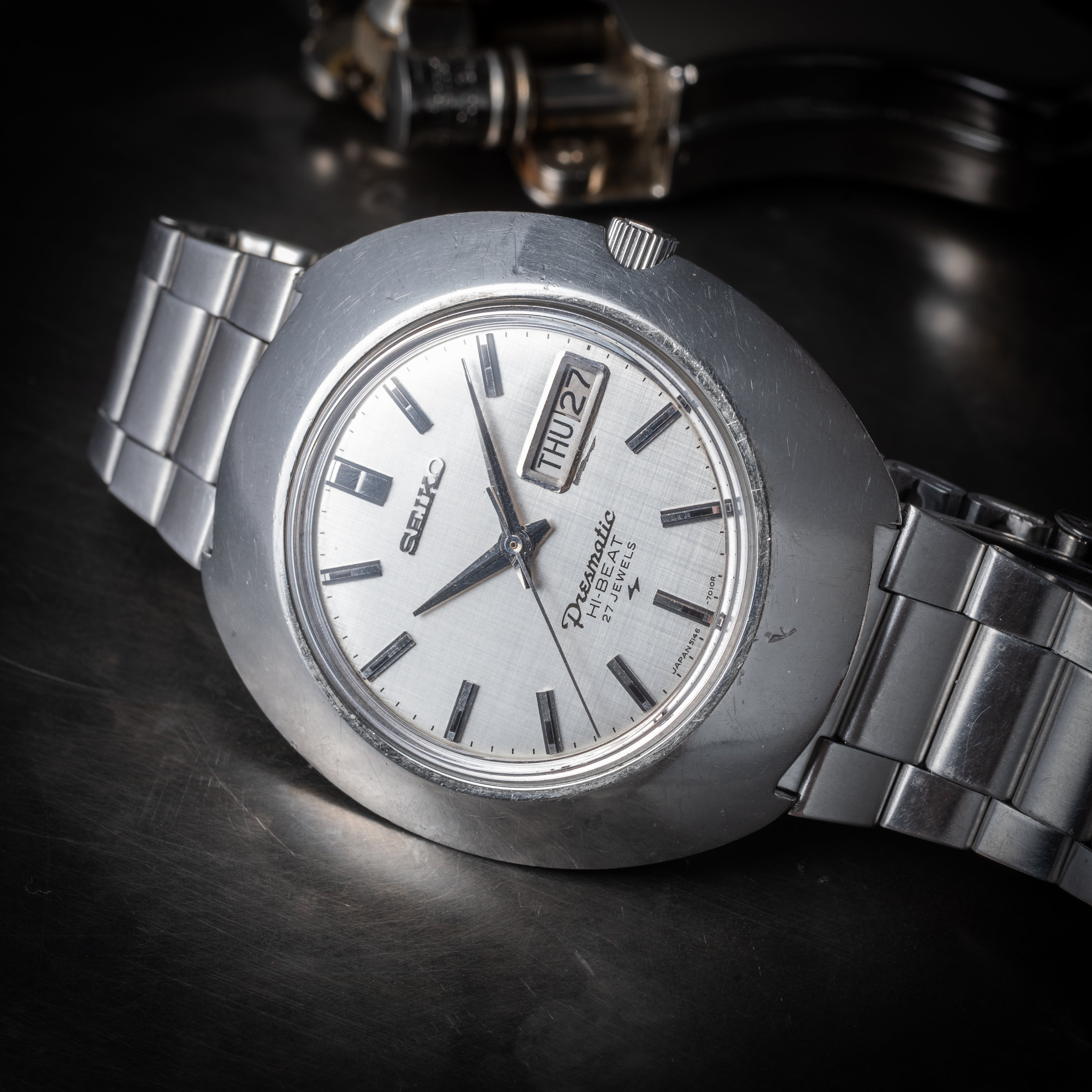 セイコー プレスマチック 1969年製 Ref.5146-7000 ハイビート自動巻き