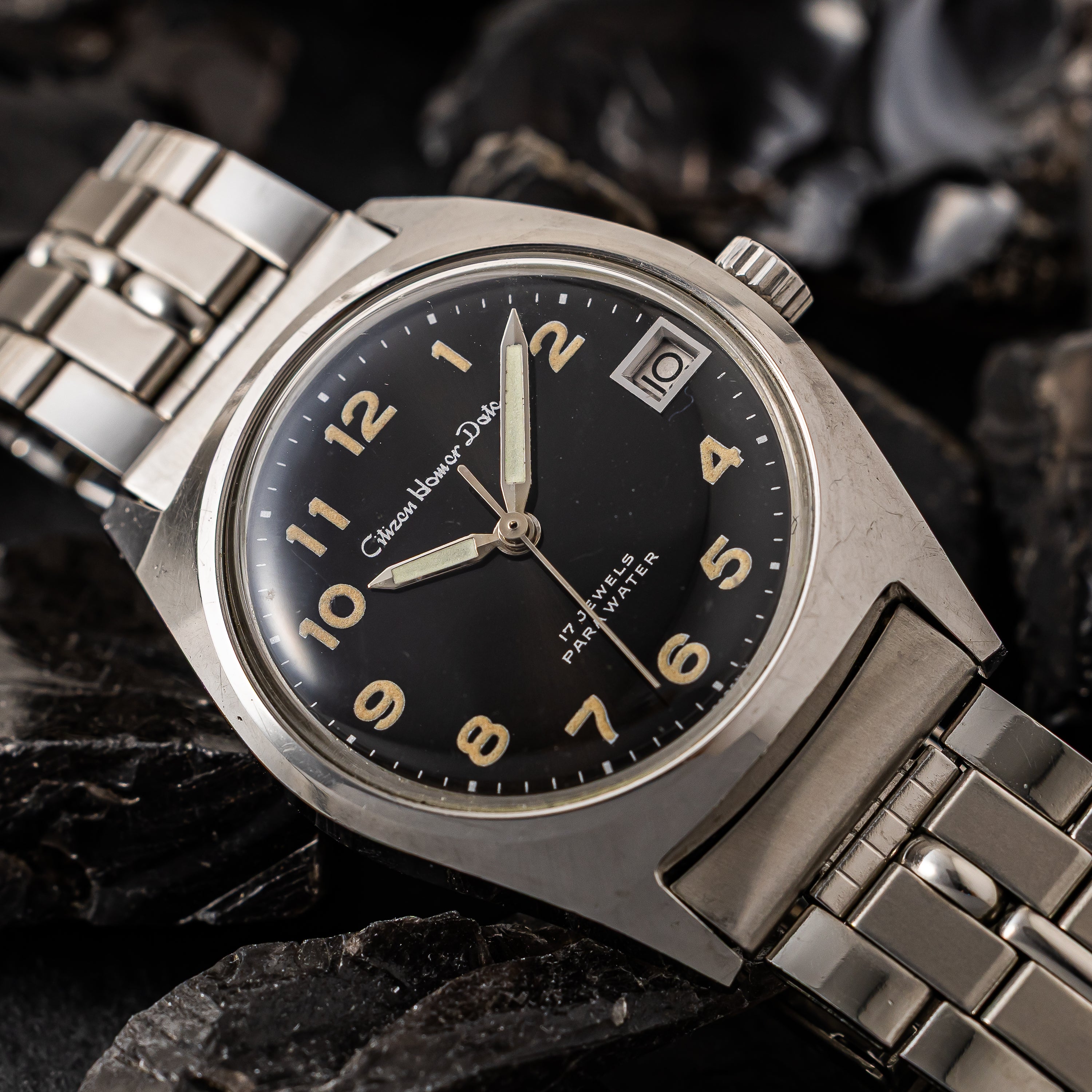 シチズン ホーマーデイト 1968年製 手巻き 全アラビアダイヤル