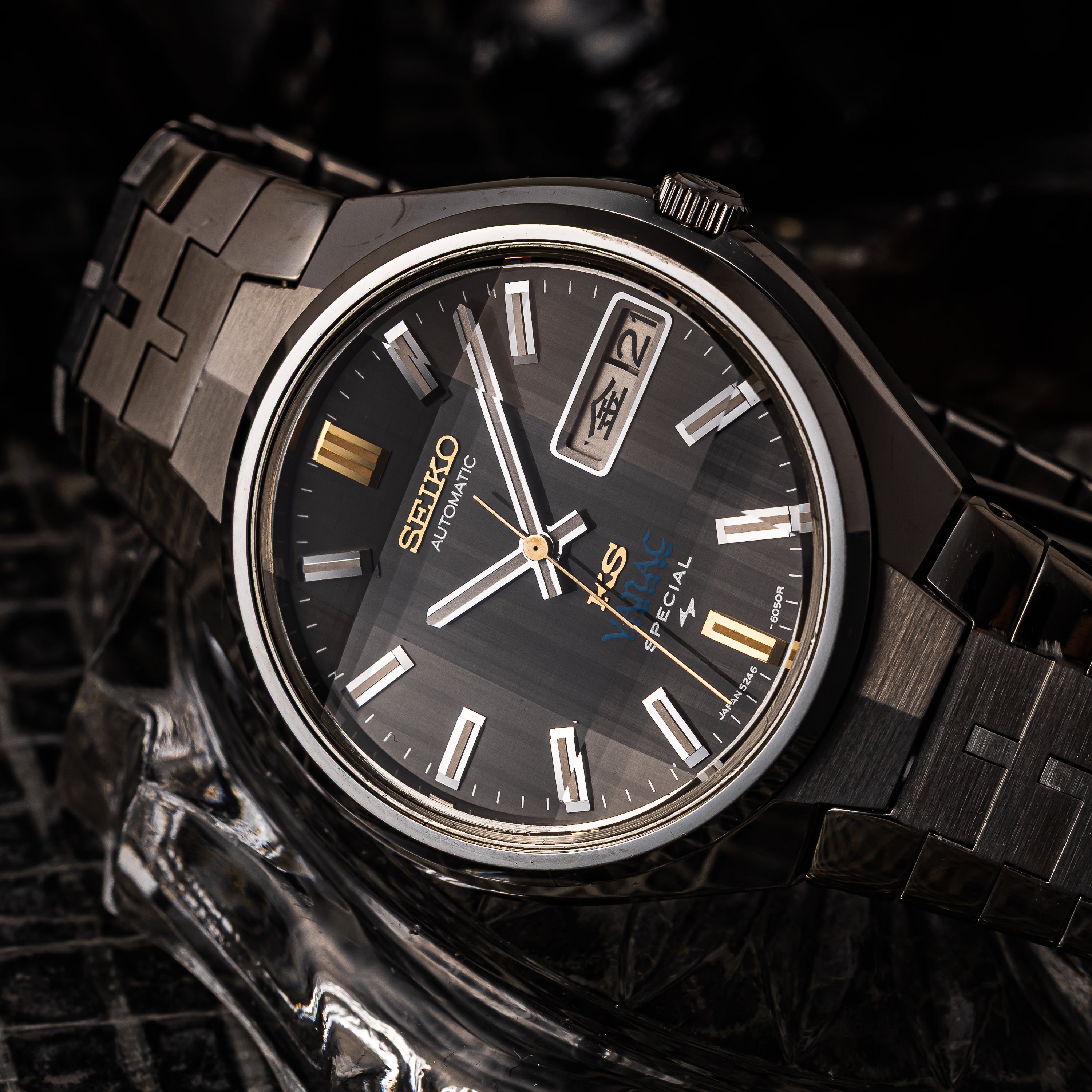 キングセイコー バナック スペシャル 1972年製 Ref.5246-6040 グレーダイヤル カットガラス ハイビート自動巻き