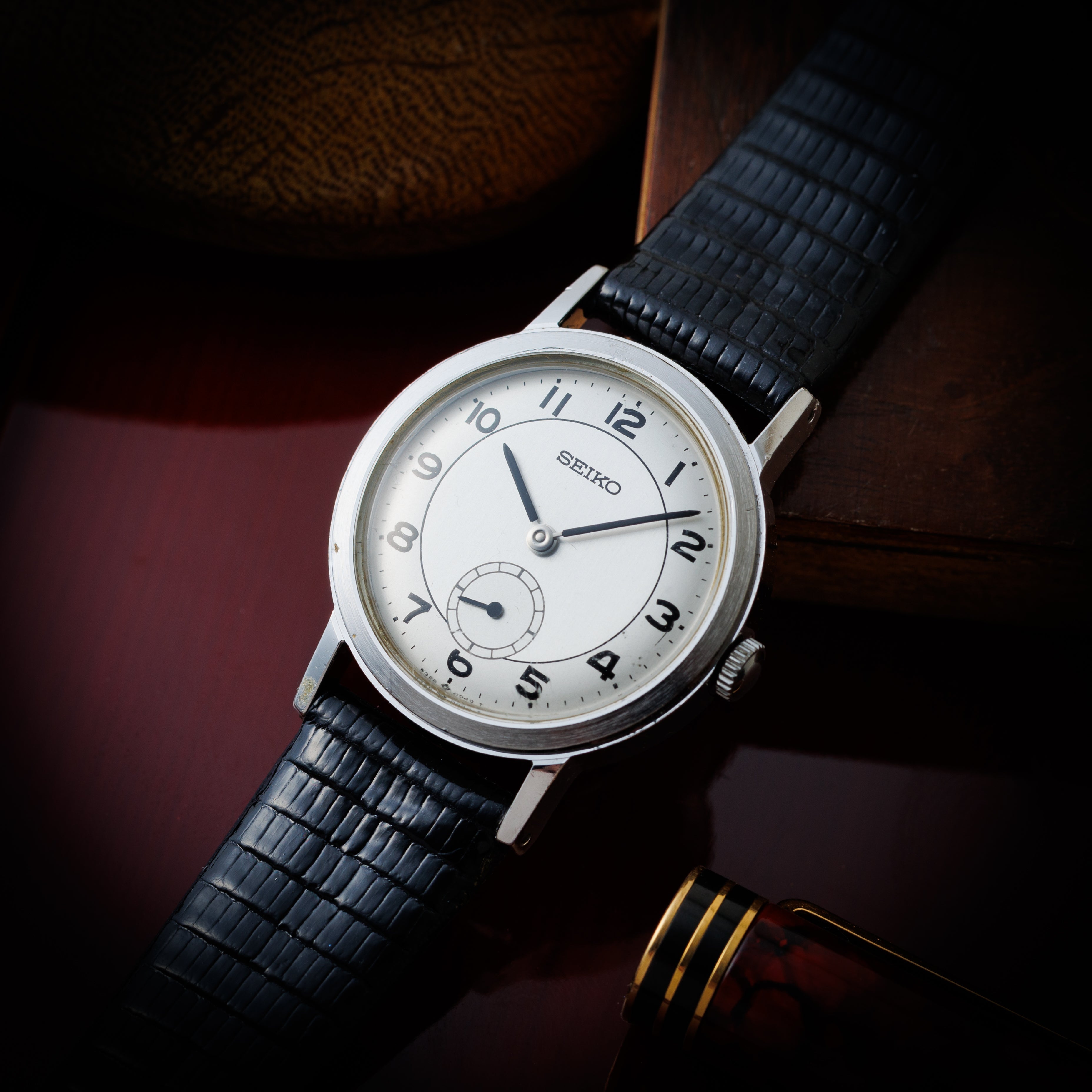 セイコー MECH. レディース 1985年製 Ref.5328-0040 スイス製ムーブメント スモセコ手巻き