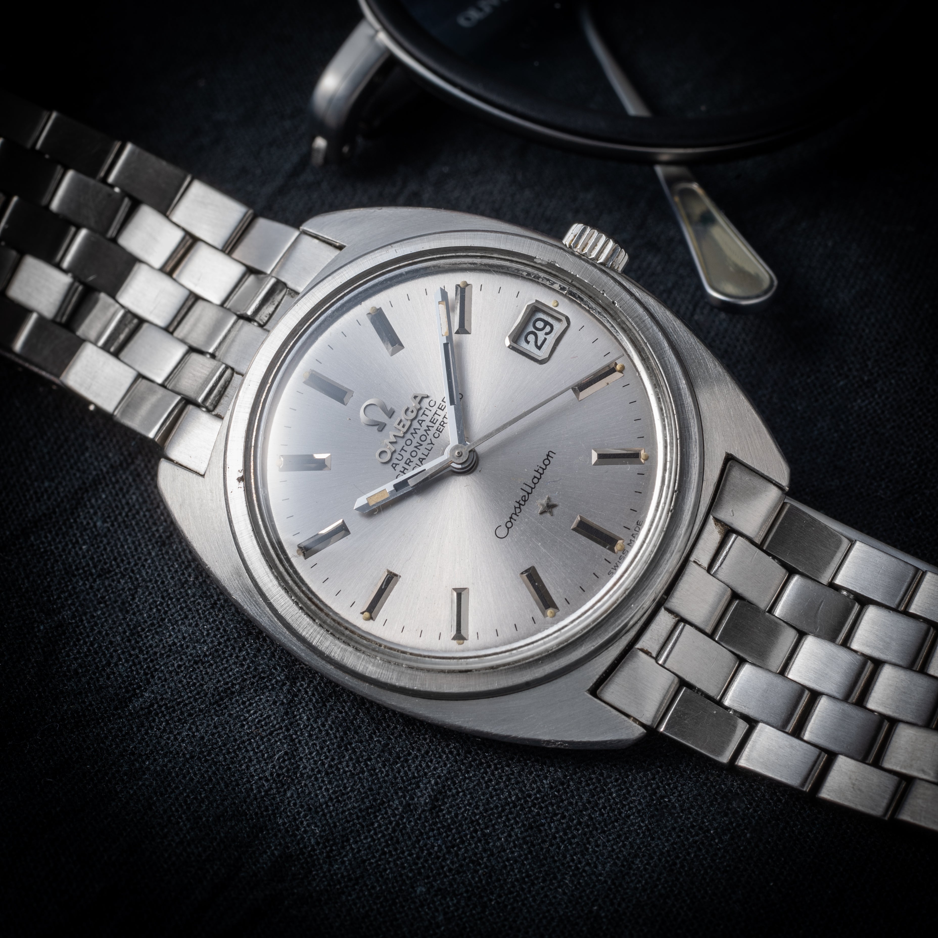 オメガ コンステレーション 1970年製 Ref.ST168.017SP 純正ブレス シルバーダイヤル