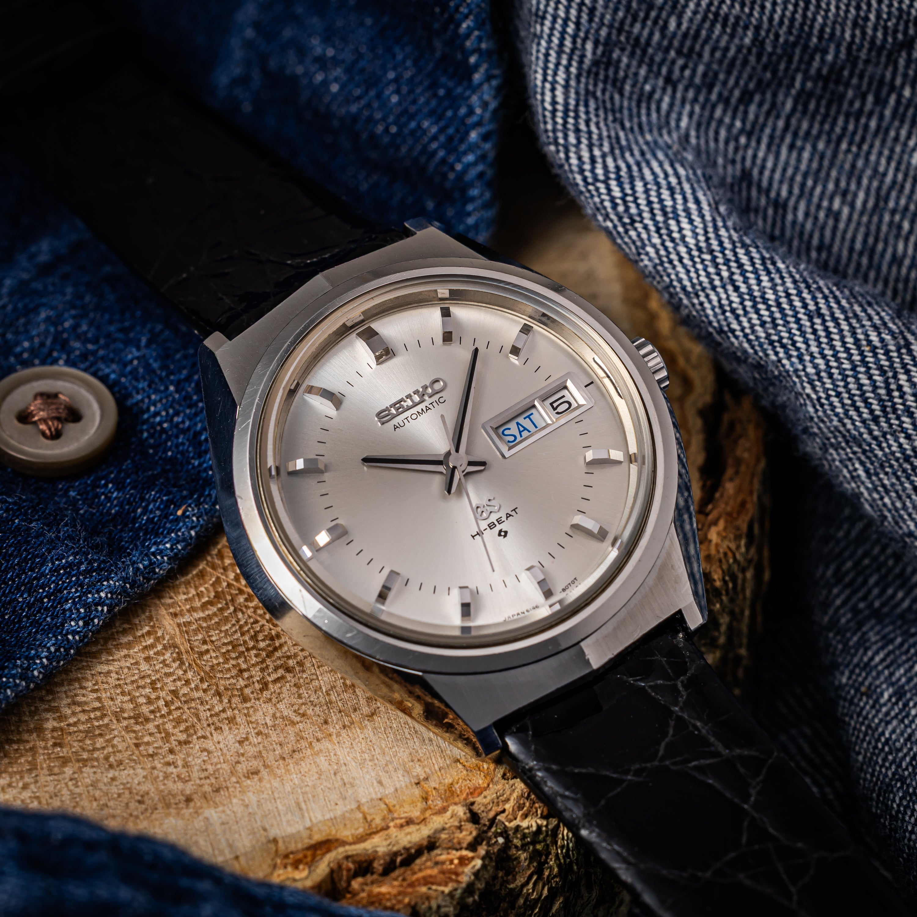 グランドセイコー 1972年製 Ref.6146-8050 61GS 箱付き 10振動自動巻き