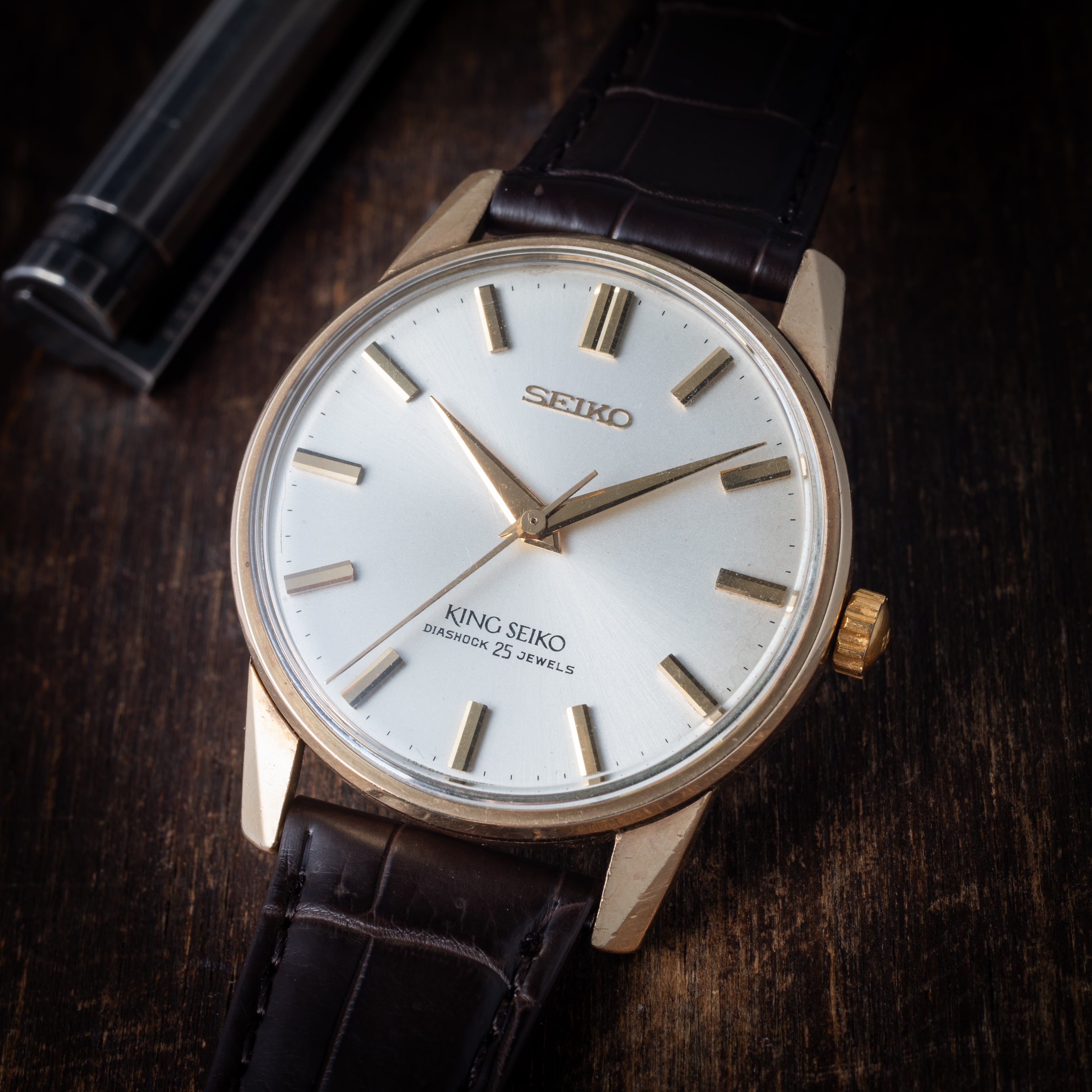 キングセイコー 1966年製 AGFケース Ref.44‐2000 手巻きノンデイト 44KS