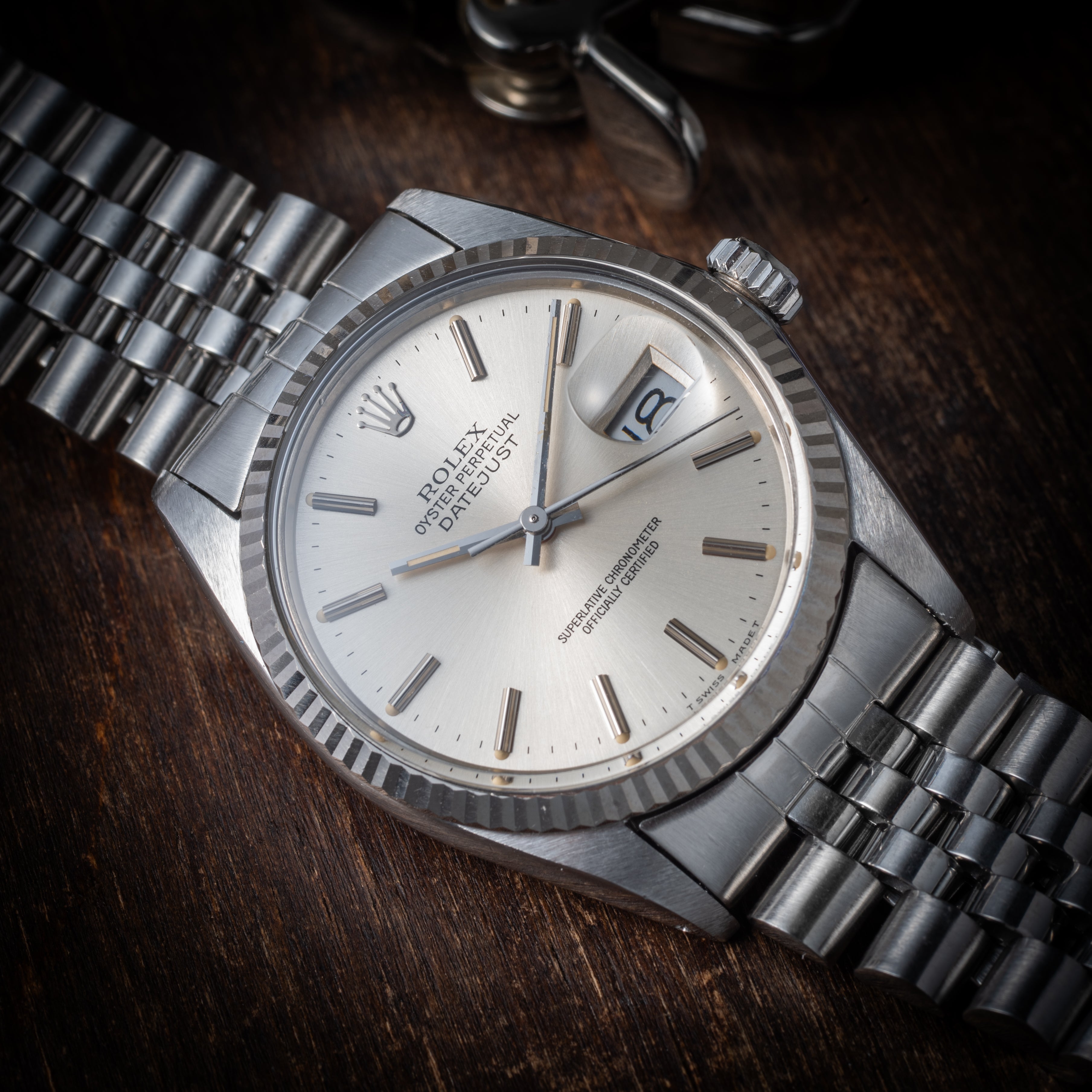 ロレックス デイトジャスト Ref.16014 1985年製 シルバーダイヤル