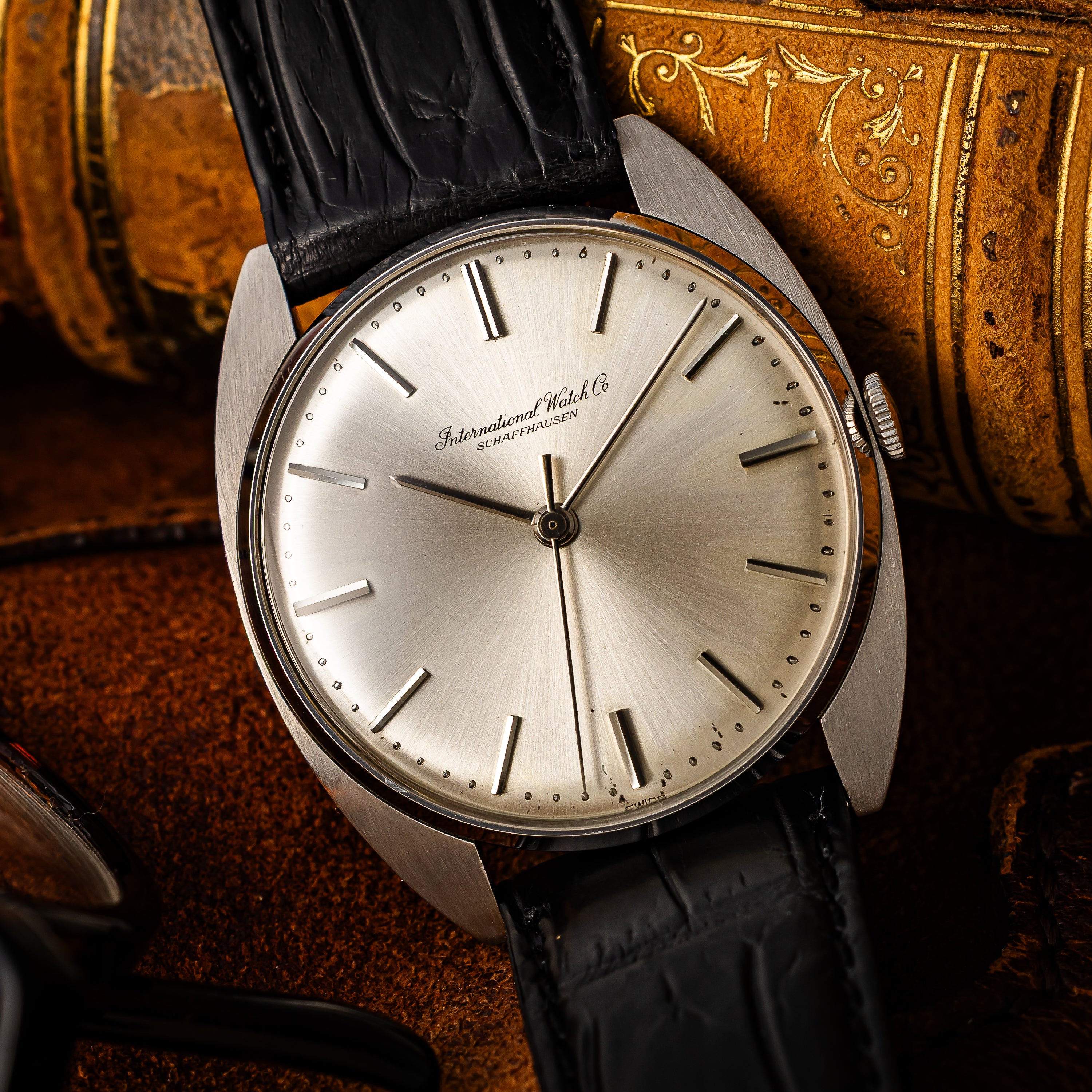 IWC Cal.402 手巻き 純正尾錠付き 修理明細付き