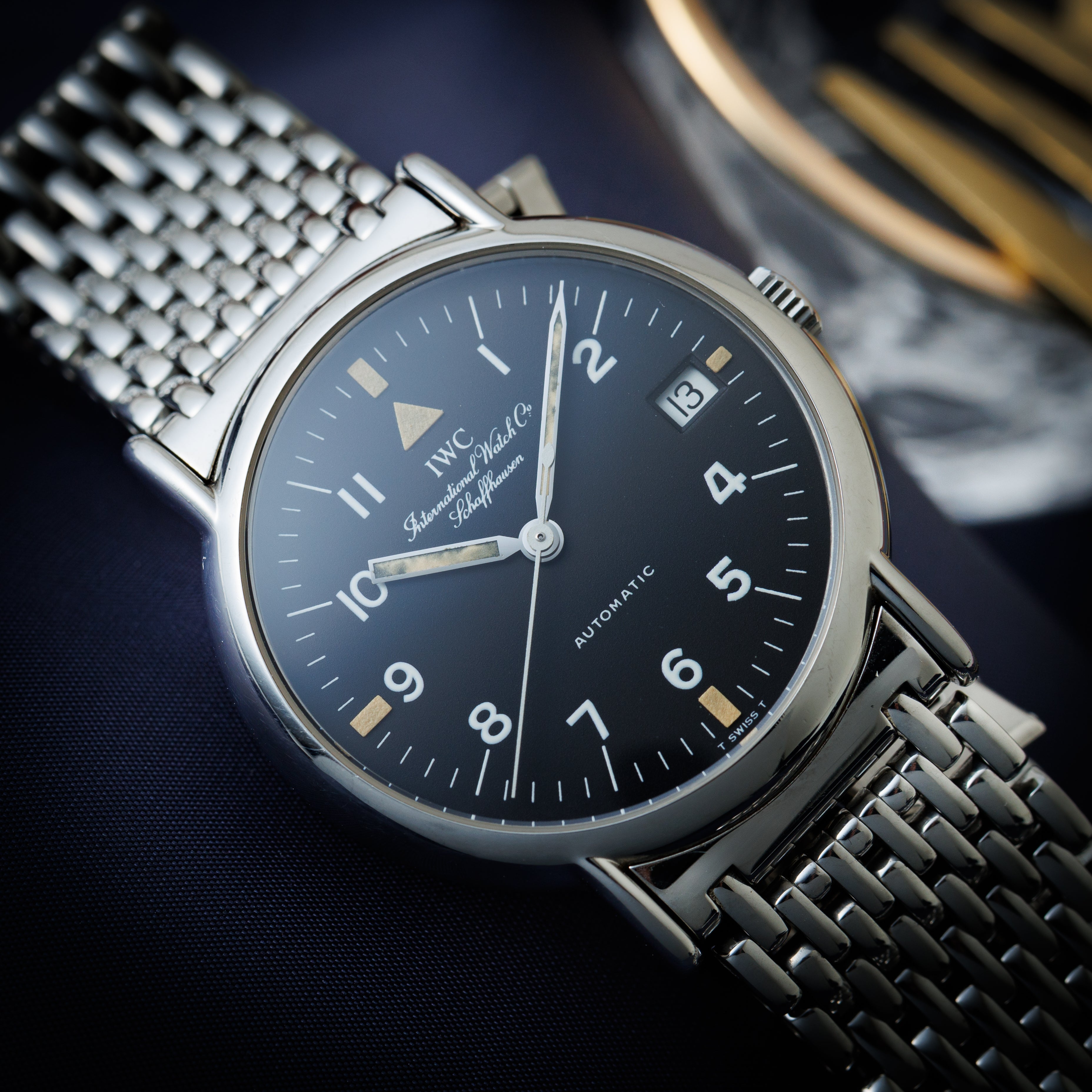 IWC ポートフィノ マークⅫダイヤル 1994年製 純正ライスブレス付き ギャラ、修理保証書付き