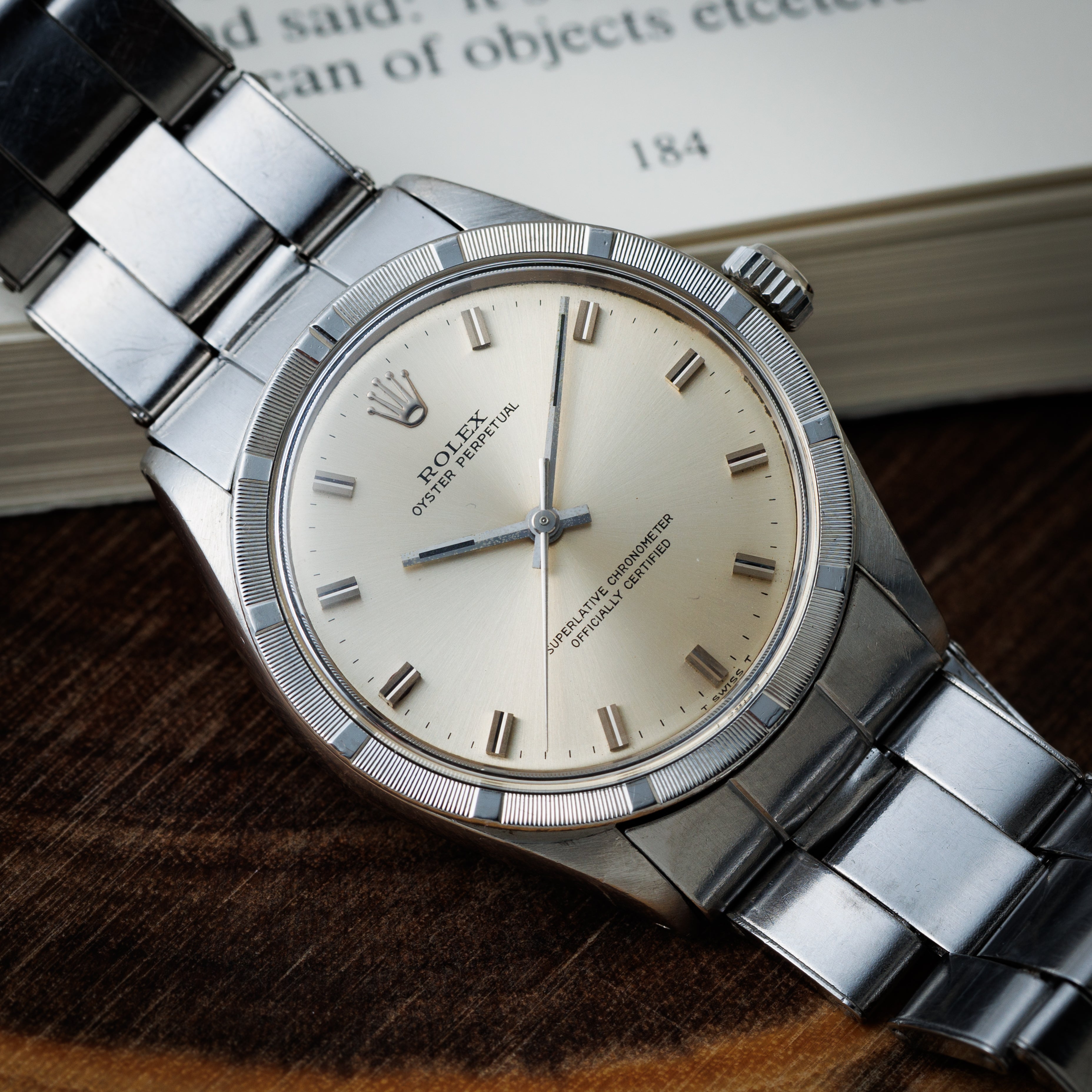 ロレックス オイスターパーペチュアル 1969年製 Ref.1007 リベットブレス付き