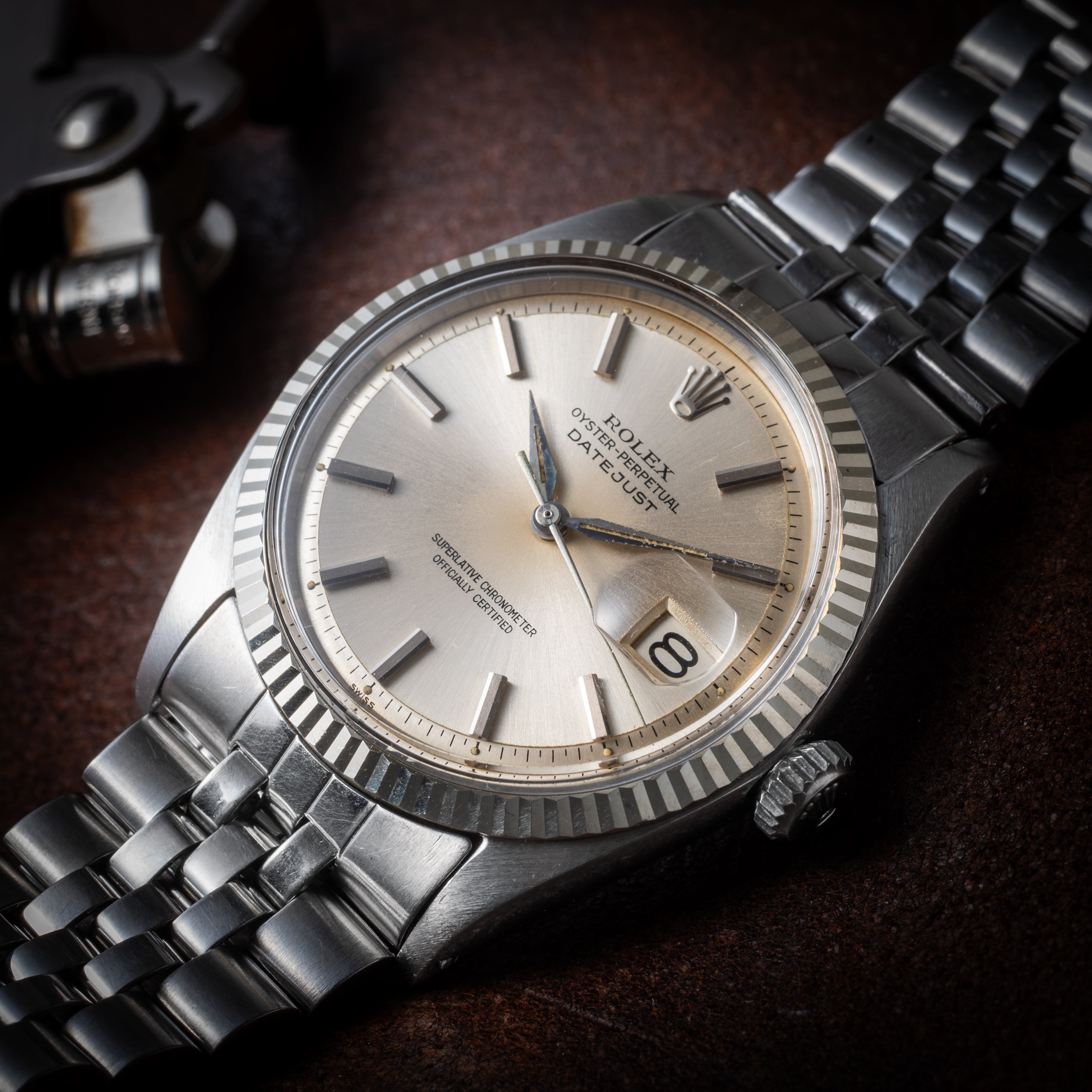 ロレックス デイトジャスト 1964年製 Ref.1601 シルバーダイヤル 剣針