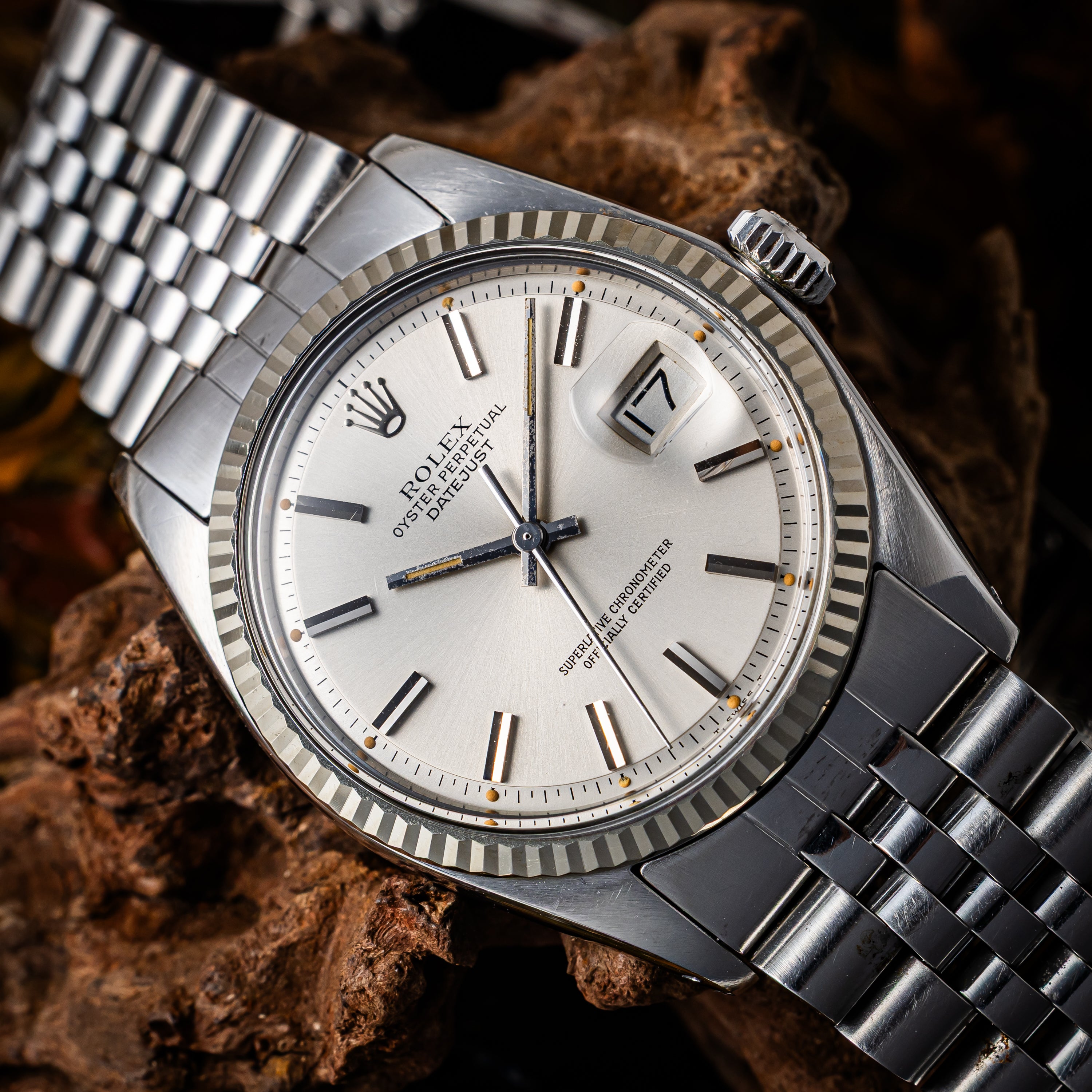 ロレックス デイトジャスト 1974年製 Ref.1601 シルバーダイヤル 純正ジュビリーブレス