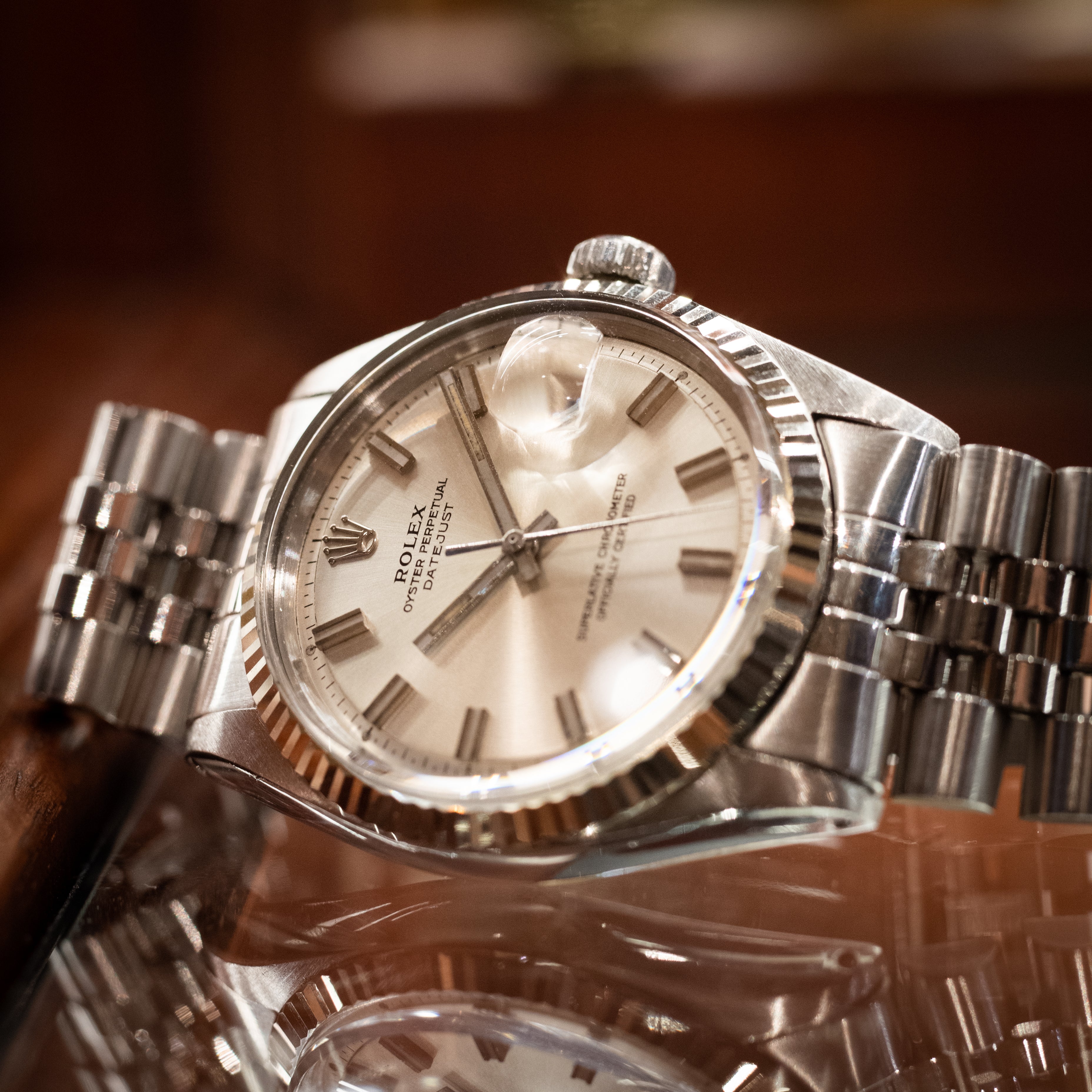 ロレックス デイトジャスト ワイドボーイ 1977年製 Ref.1601 シルバーダイヤル
