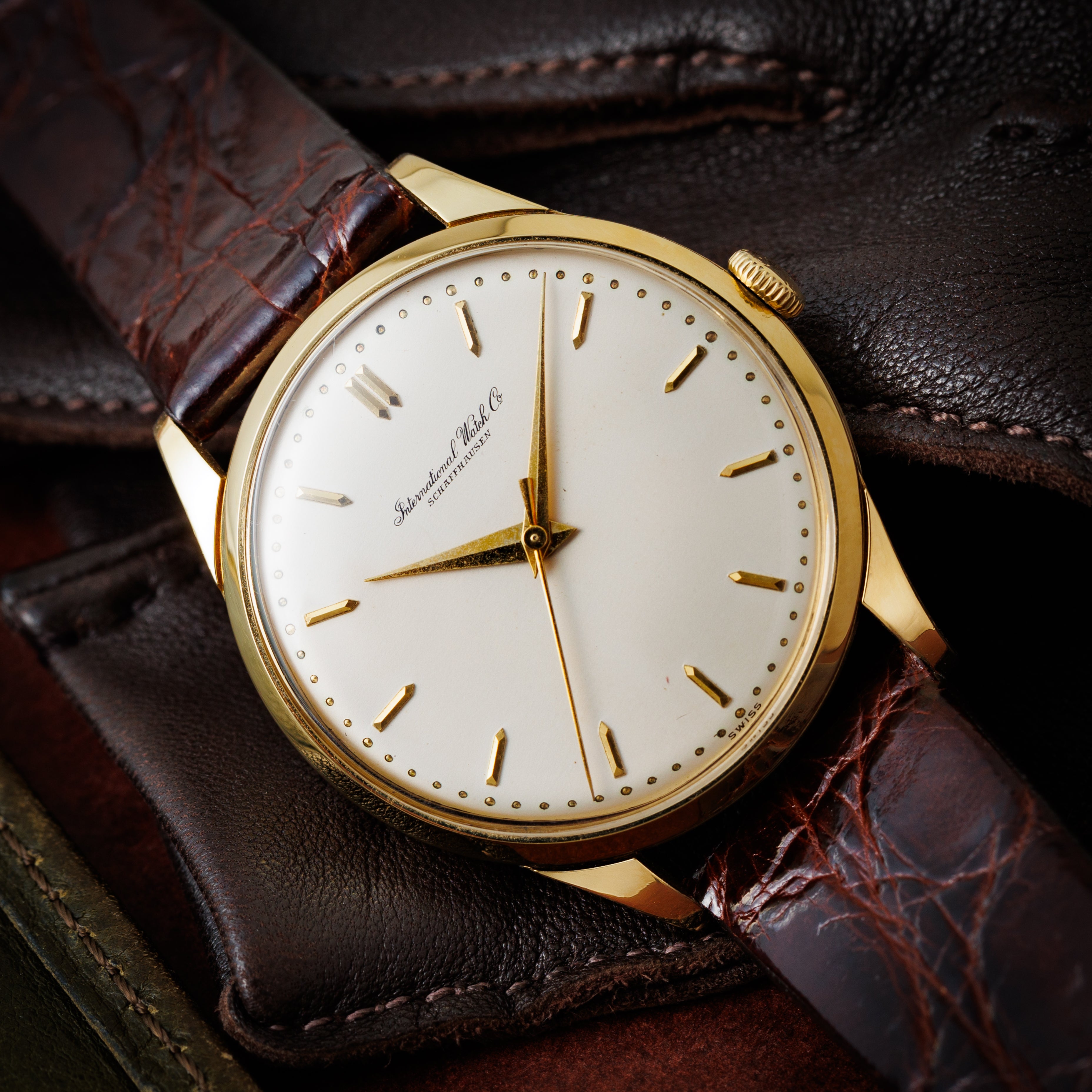 IWC  18金無垢ケース Cal.89 手巻き オールドインター