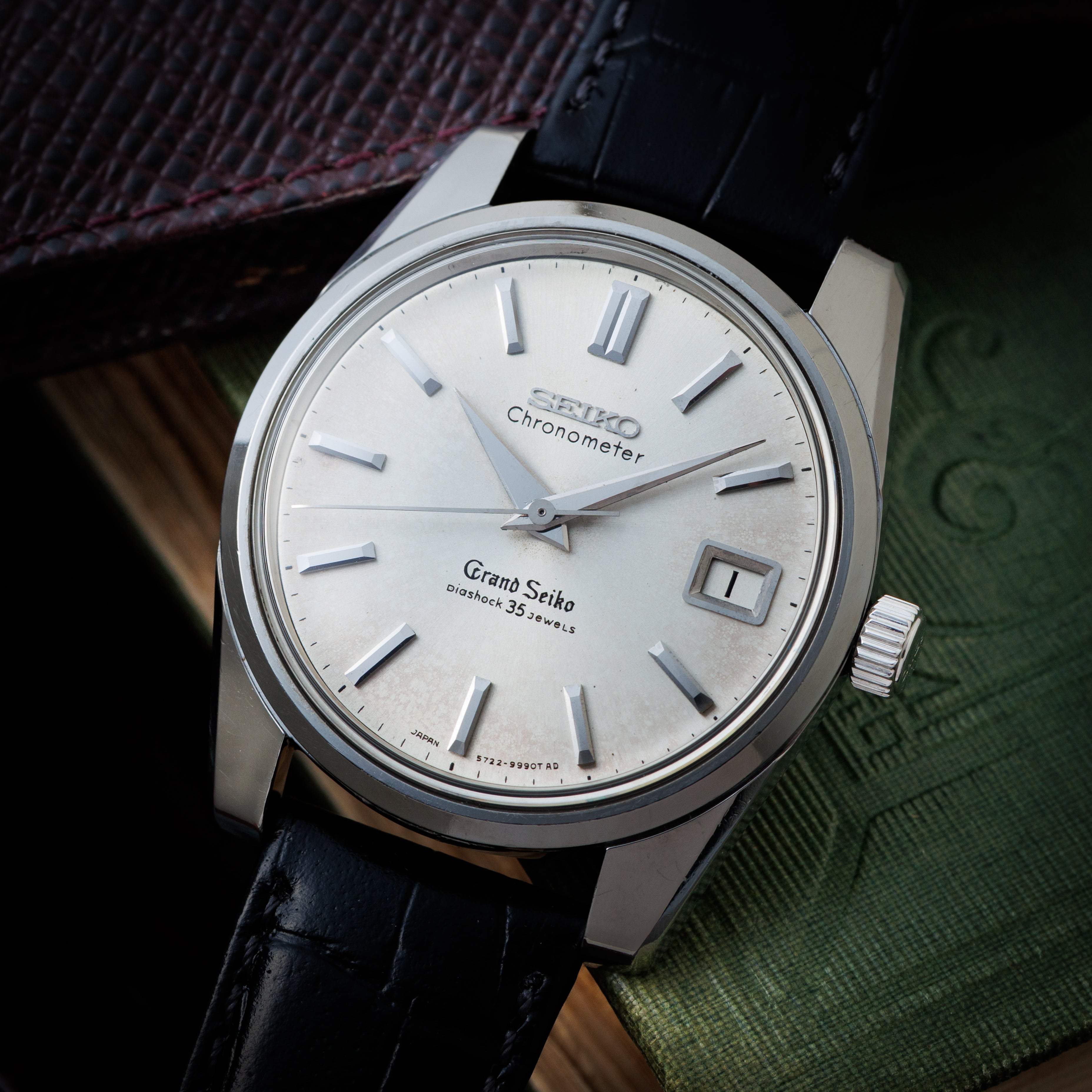 グランドセイコー 2nd前期 セルフデーター 1965年製 Ref.5722-9990 57GS クロノメーター 獅子メダル