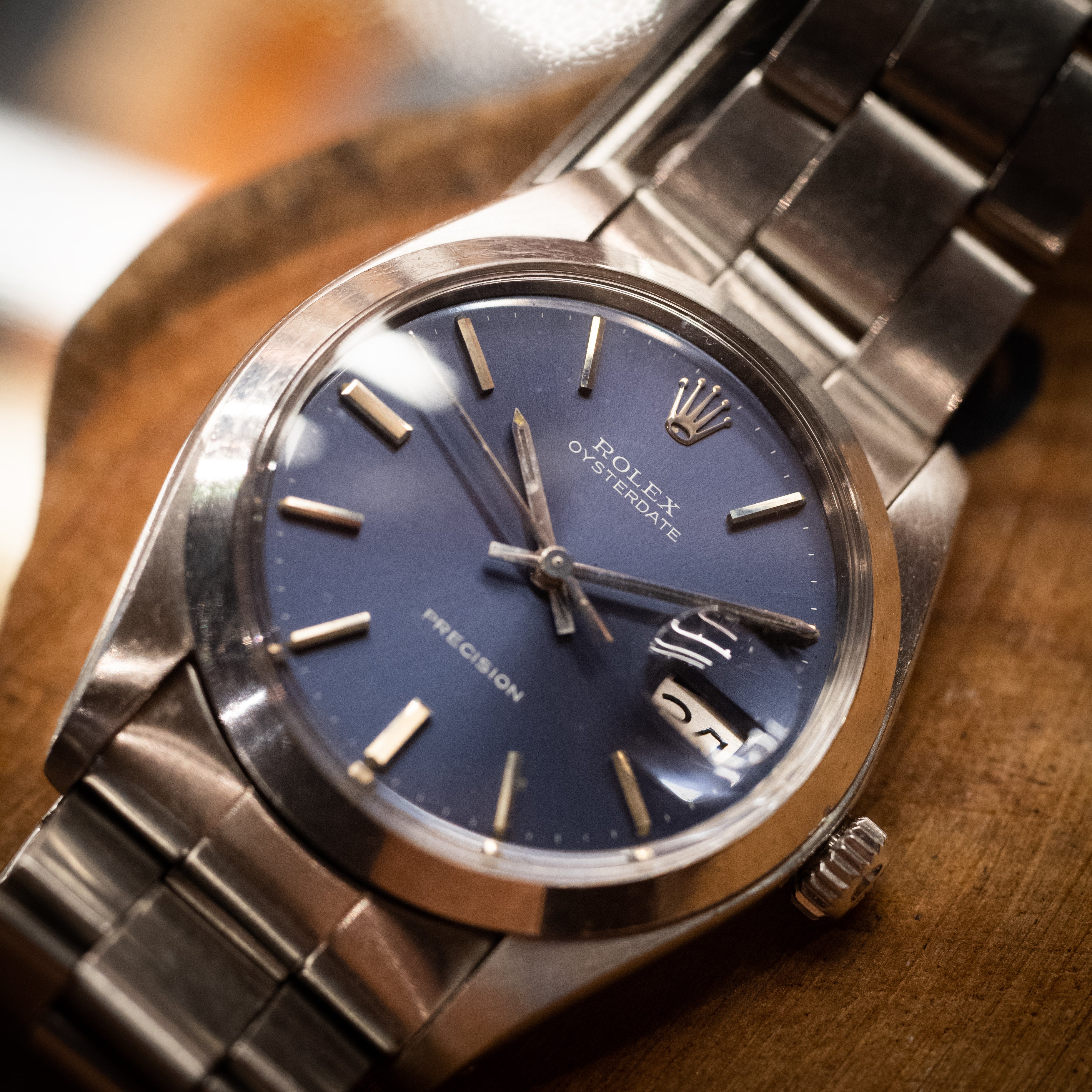 ロレックス オイスター デイト 1973年製 Ref.6694 ブルーダイヤル