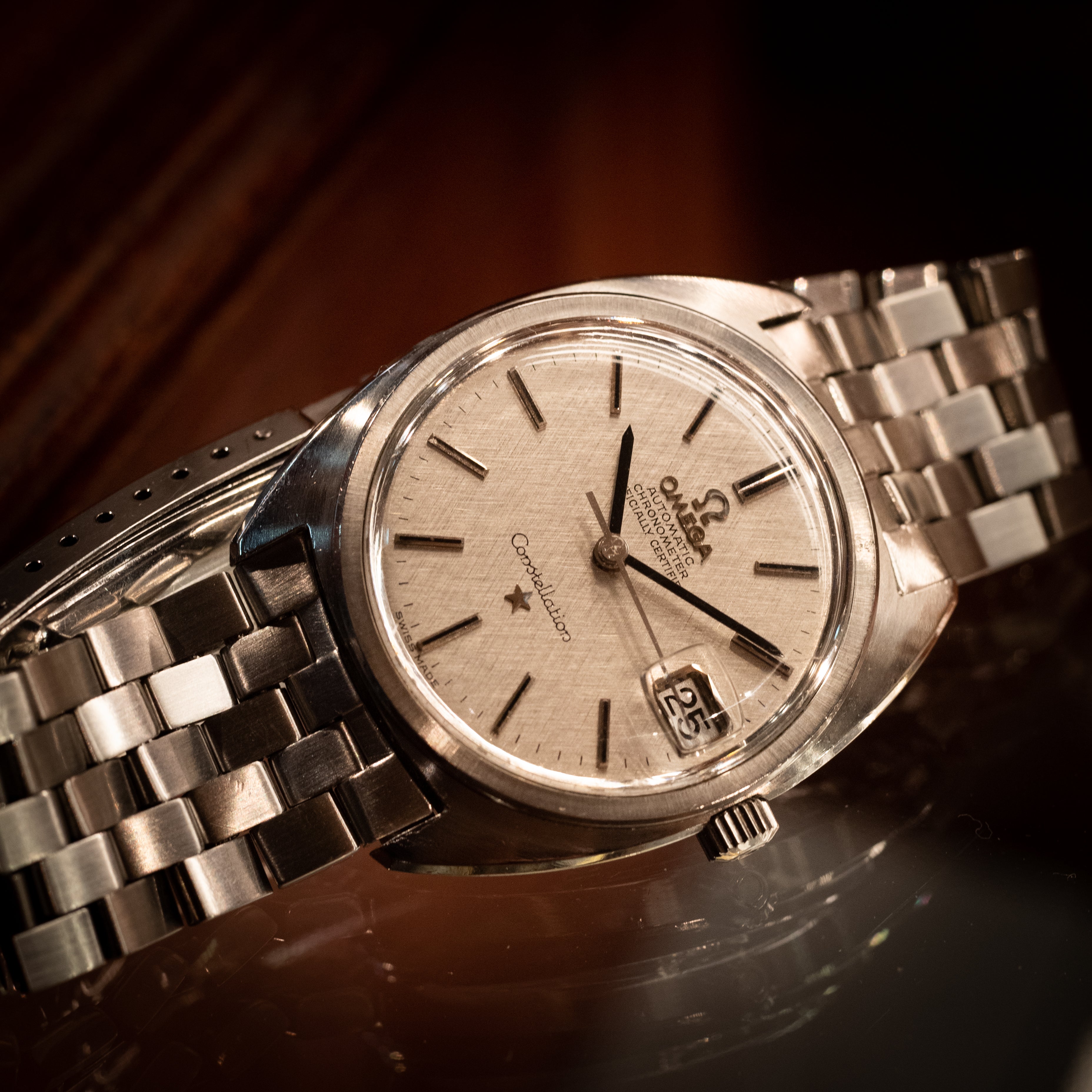 オメガ コンステレーション 1968年製 ジェンタ リネンダイヤル Ref.168.017