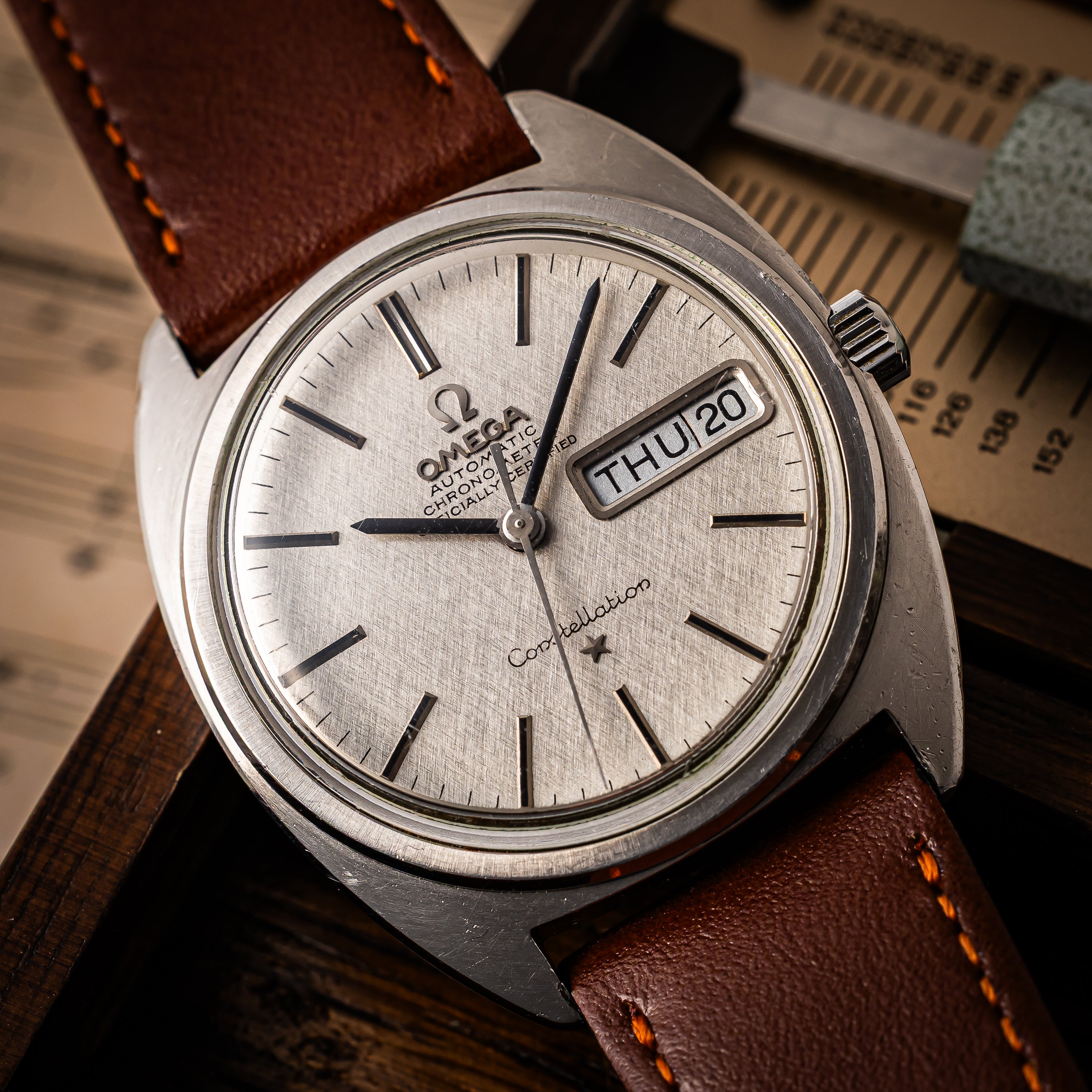 オメガ コンステレーション 1967年製 Ref.168019ジェンタ リネンシルバーダイヤル