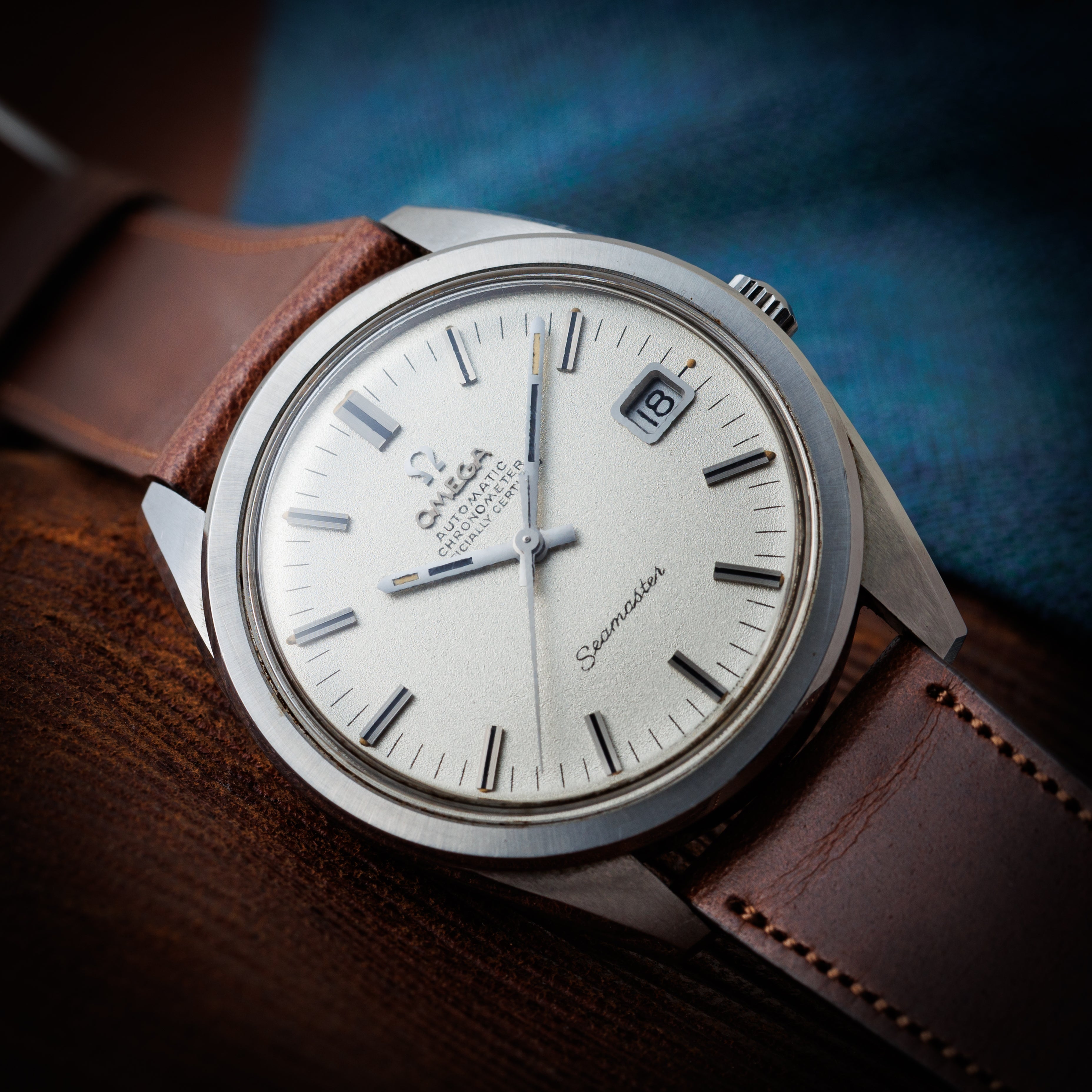 オメガ シーマスター クロノメーター 1968年製 Ref.168.022 純正尾錠付き