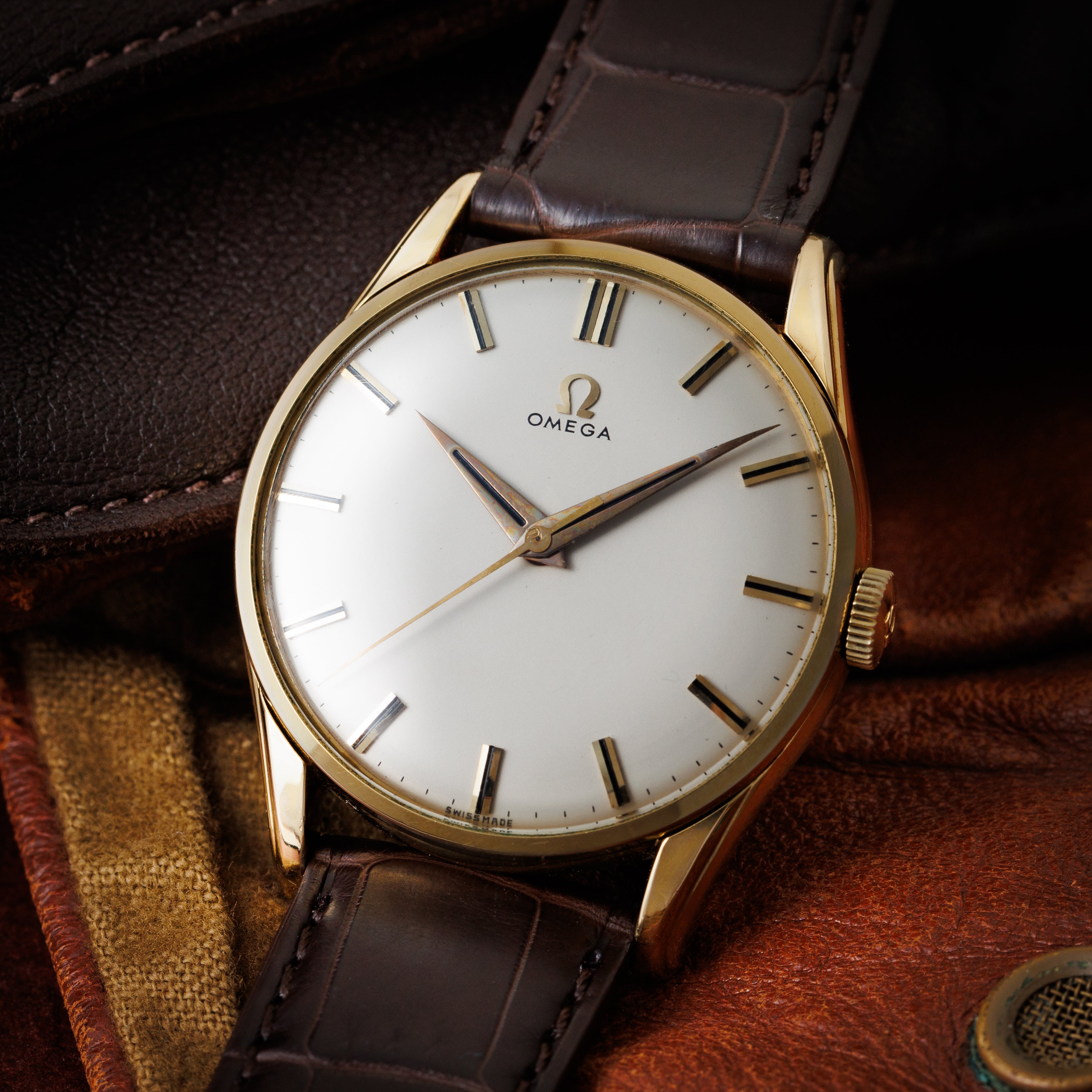 オメガ 30mmキャリバー 1958年製 金張りケース Cal.284 手巻き 昭和34年刻印