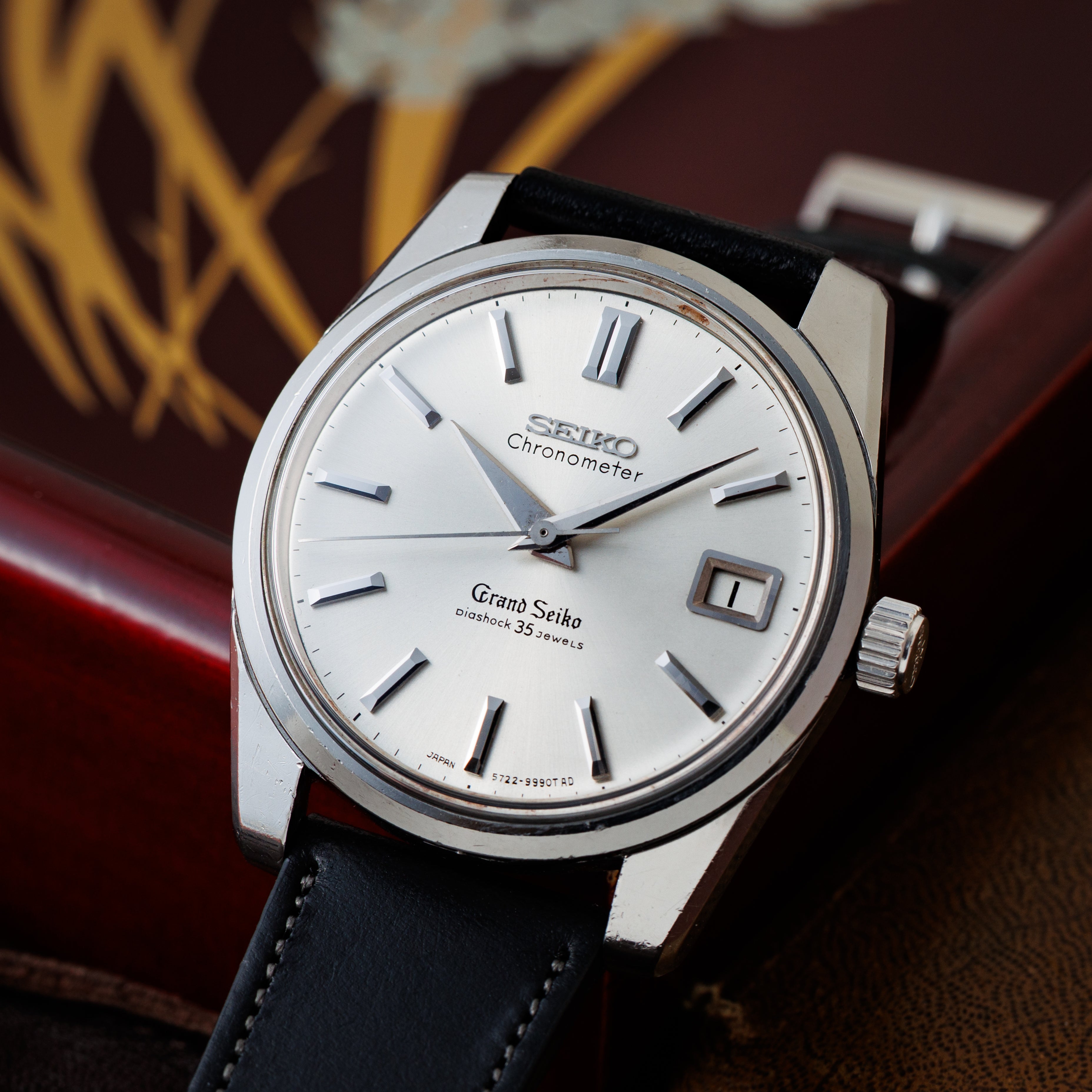 グランドセイコー 2nd前期 セルフデーター 1965年製 Ref.5722-9990 57GS クロノメーター 獅子メダル