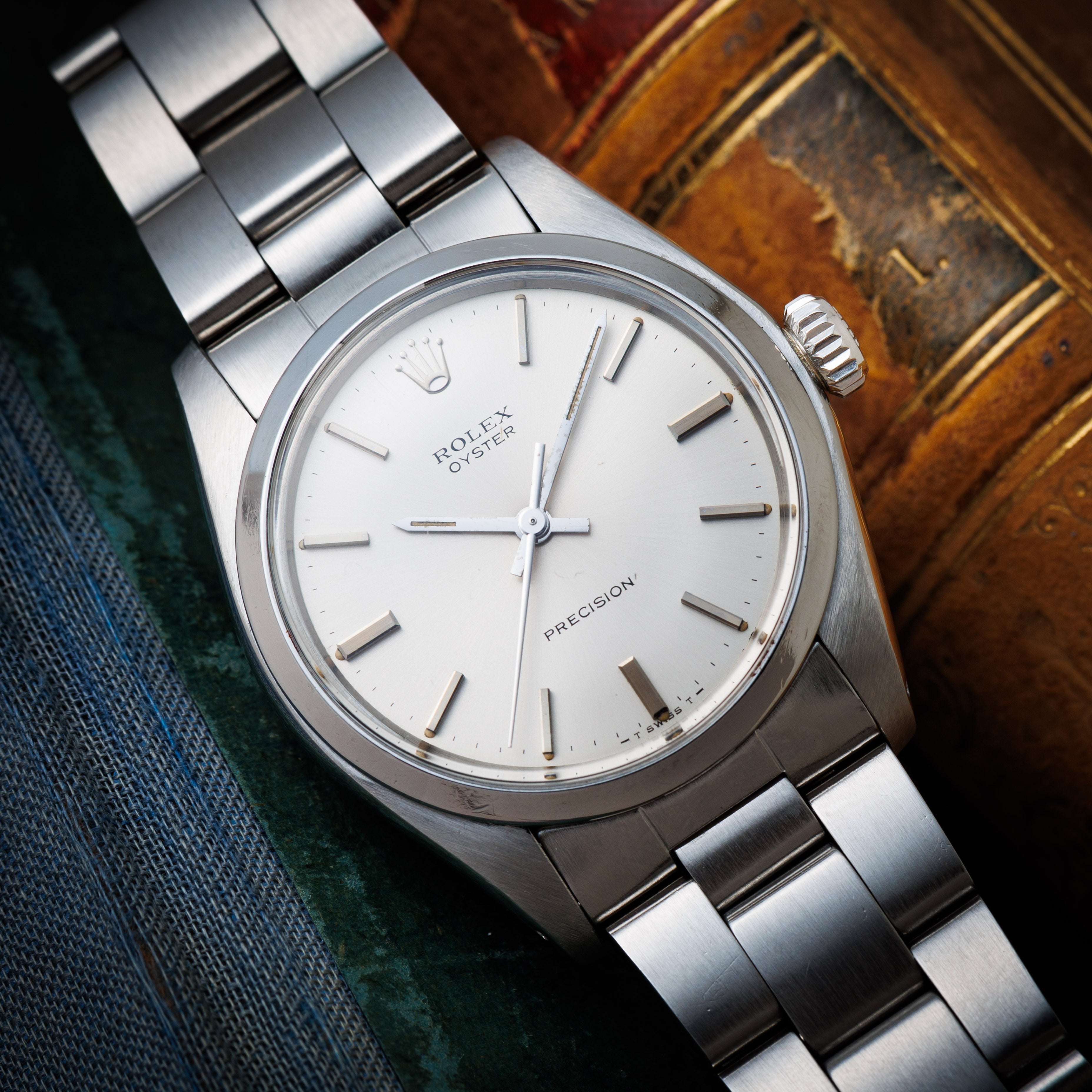 ロレックス オイスター 1973年製 Ref.6426 シルバーダイヤル オイスターブレス
