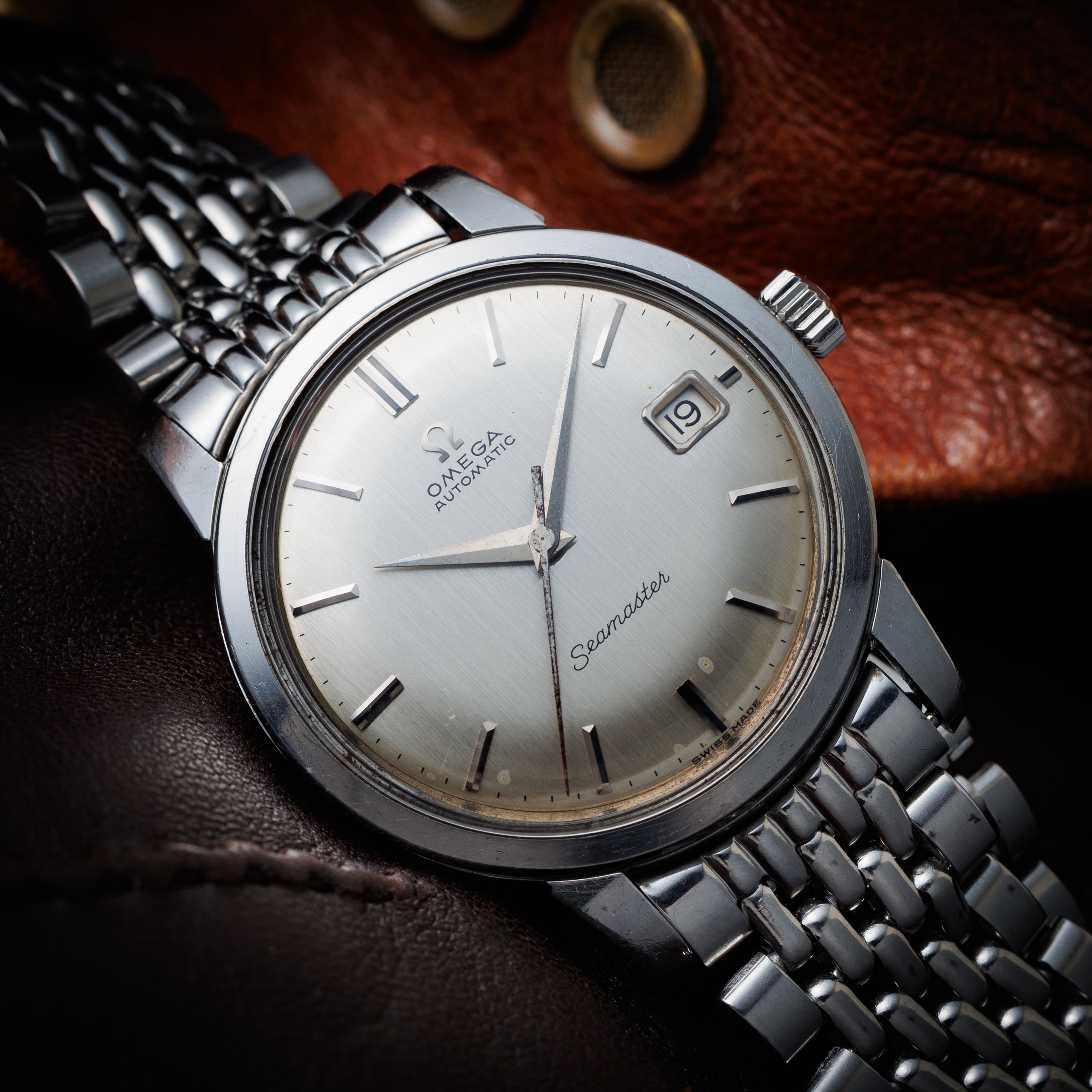 オメガ シーマスター 1965年製 Ref.166011 シルバーダイヤル 純正ブレス付き