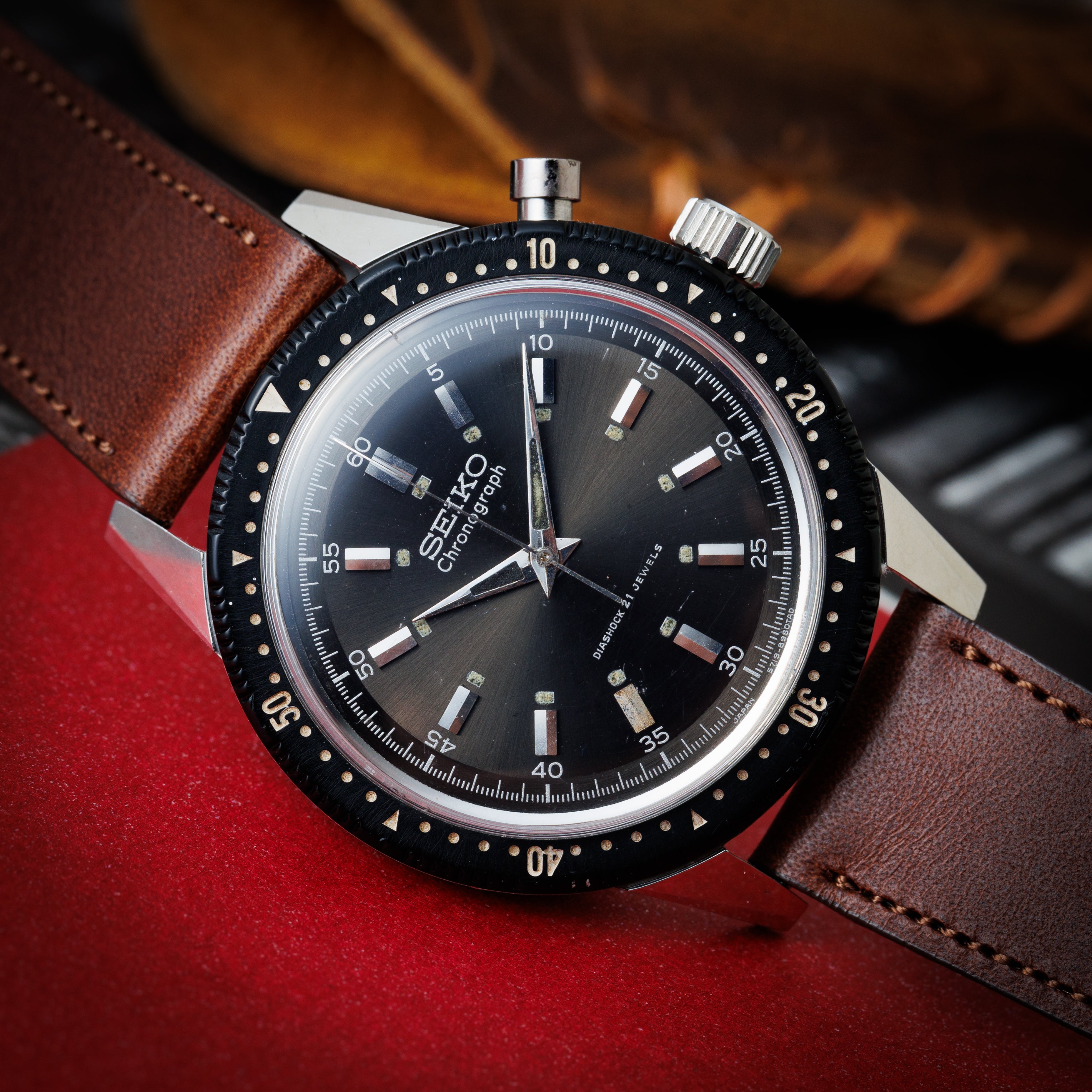 セイコー ワンプッシュクロノグラフ 1964年製 Ref.45899 聖火マーク プラベゼル