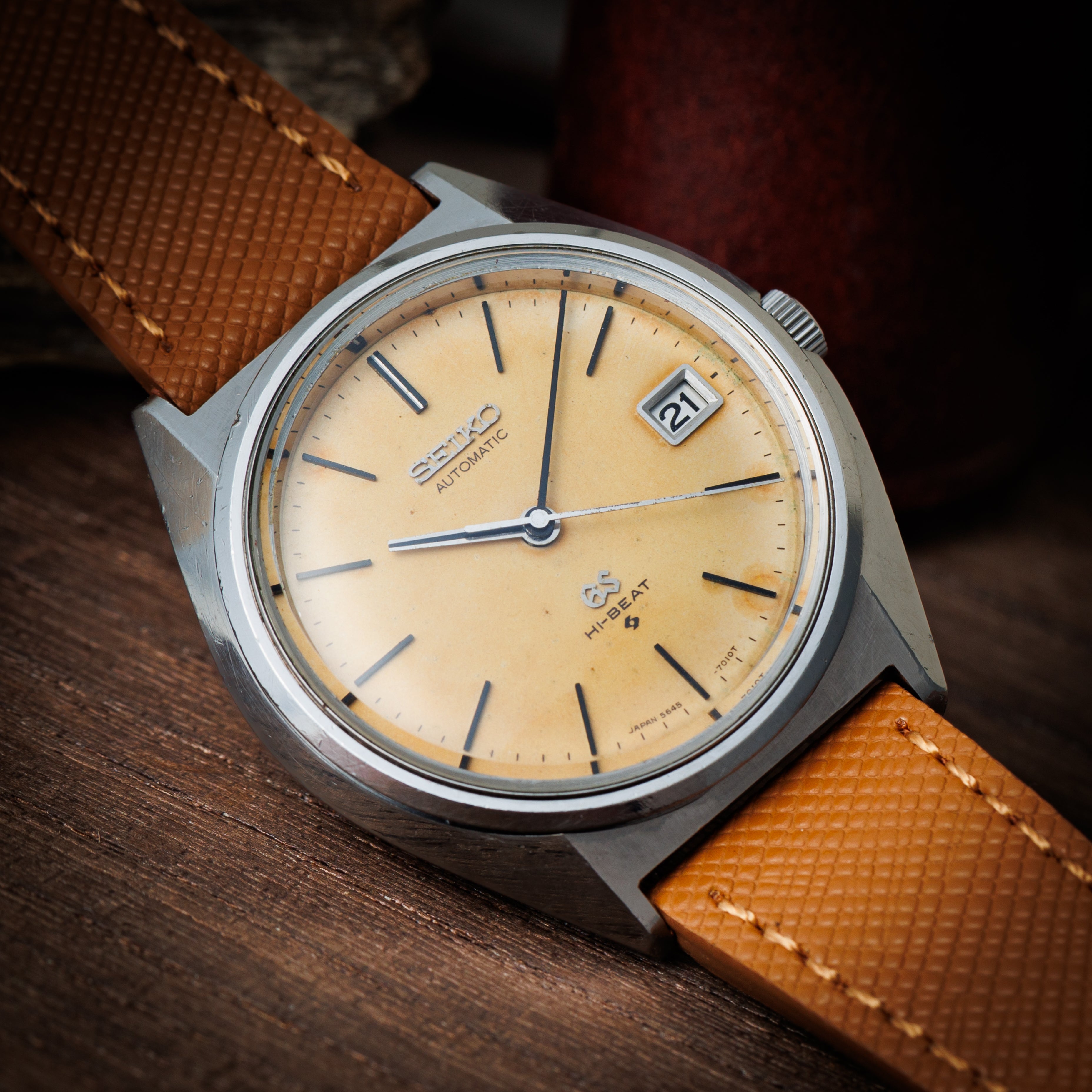 グランドセイコー 1970年製/昭和45年製 Ref.5645-7010 パティーナダイヤル  56GS ハイビート自動巻き