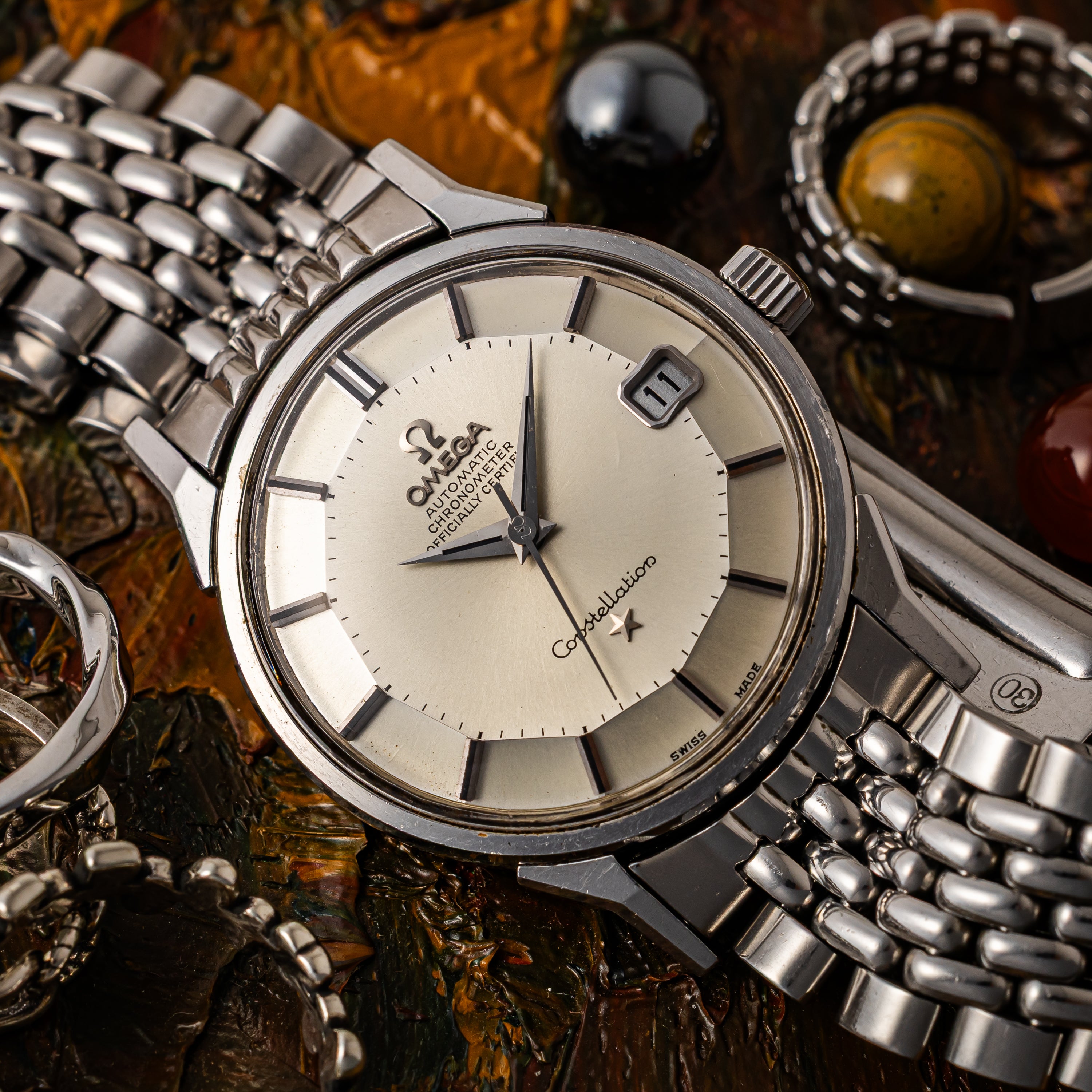 オメガ コンステレーション12角 1972年製 Ref.168.005 SP ブレス付き 自動巻クロノメーター