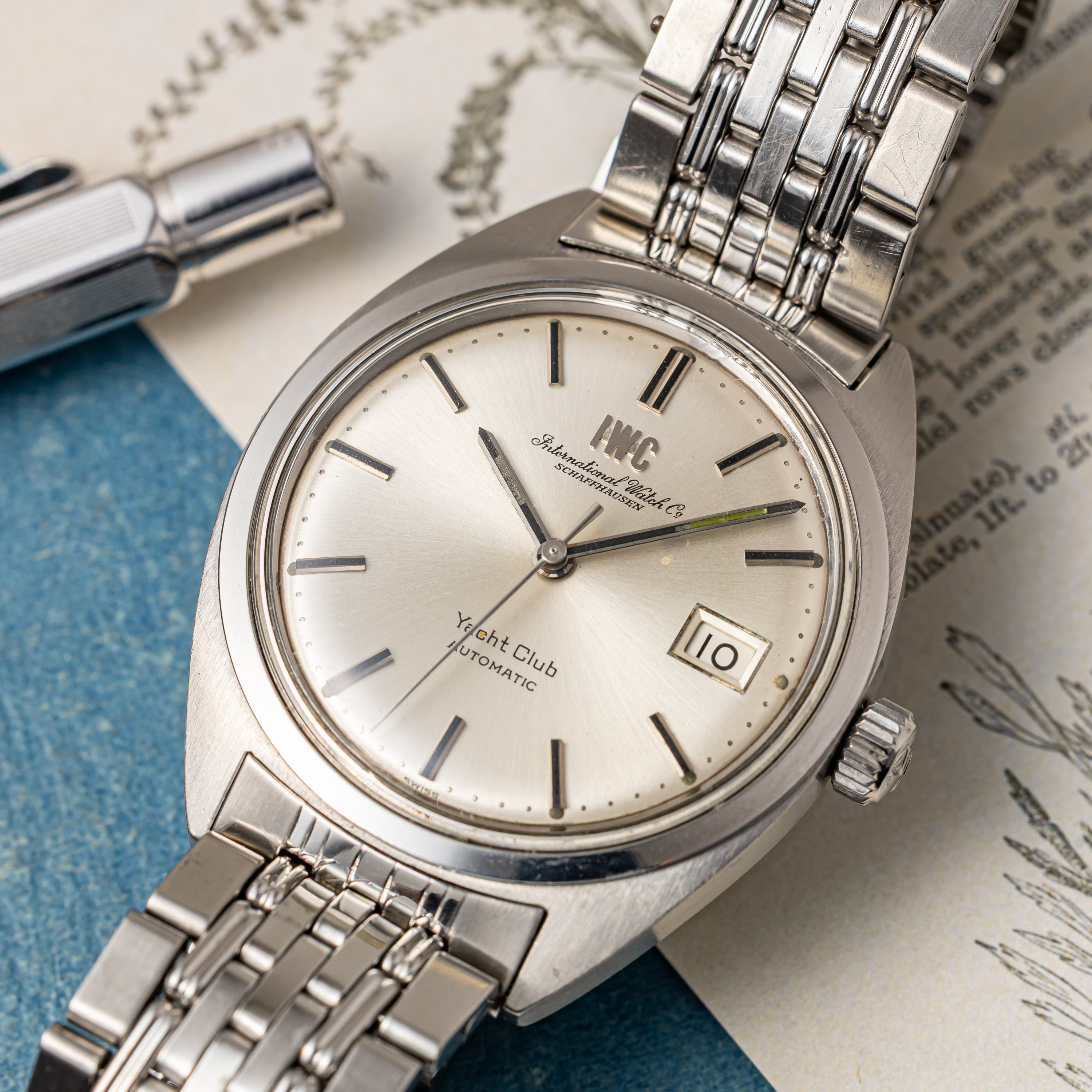 IWC ヨットクラブ 1971年製 純正ゲイフレアーブレス ペラトン式自動巻き