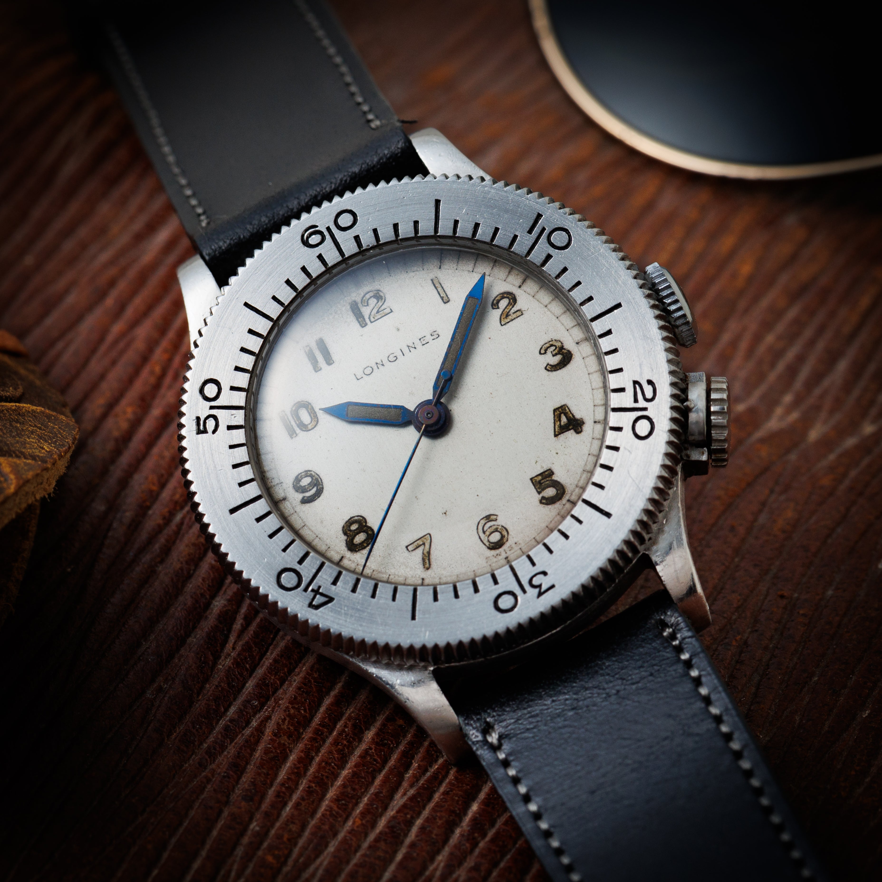 ロンジン ウィームス 1940年代前半製 手巻き Cal.12L パイロットウオッチ