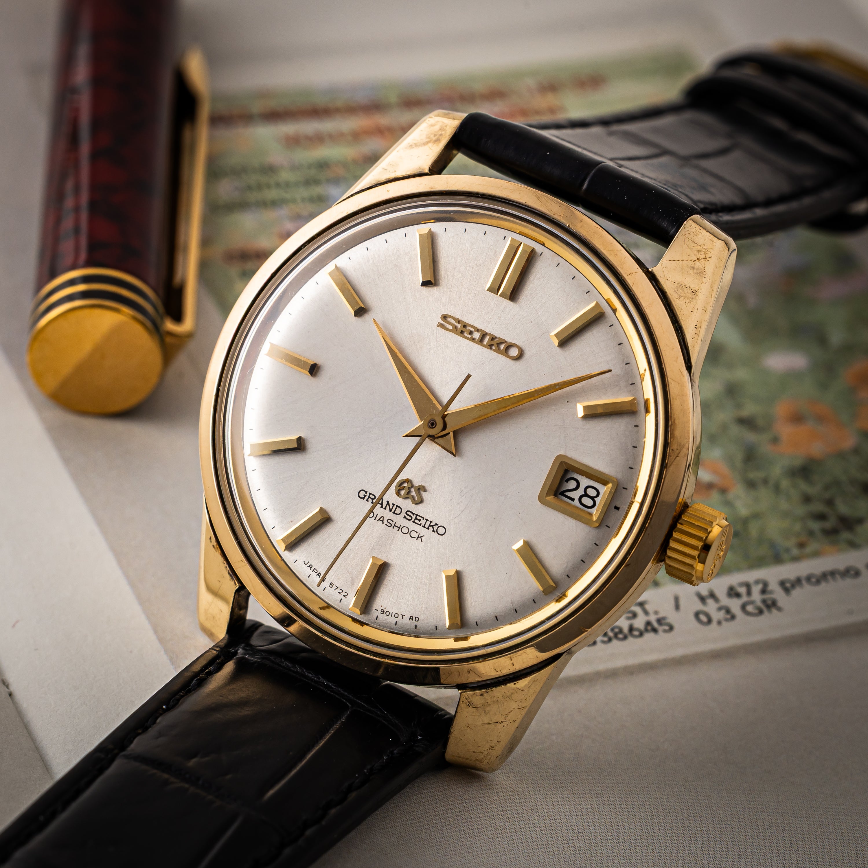 グランドセイコー 57GS 1968年製 CAPゴールド Ref.5722-9011 手巻き