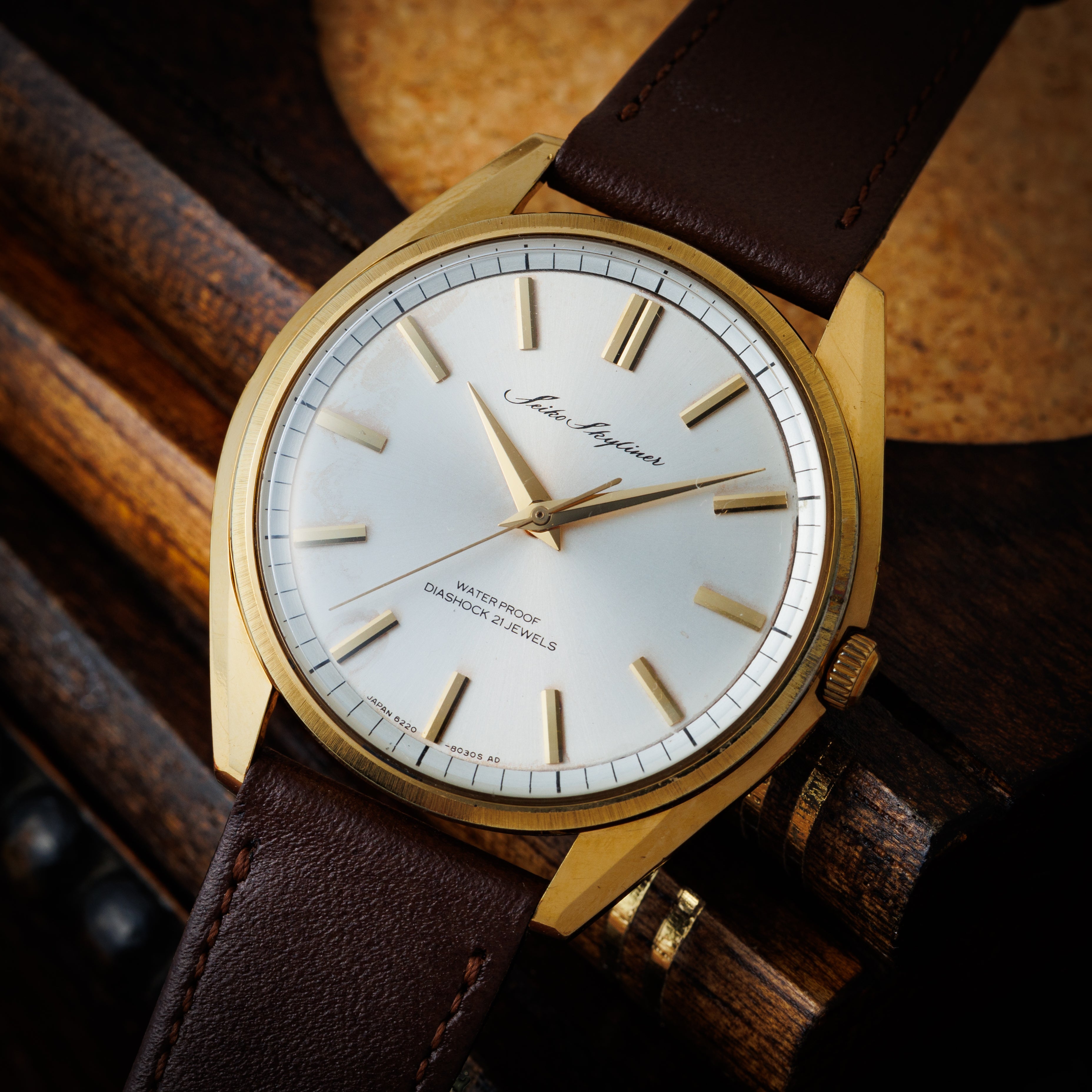 セイコー スカイライナー 1967年製 GPケース 薄型手巻き Ref.6220‐8010