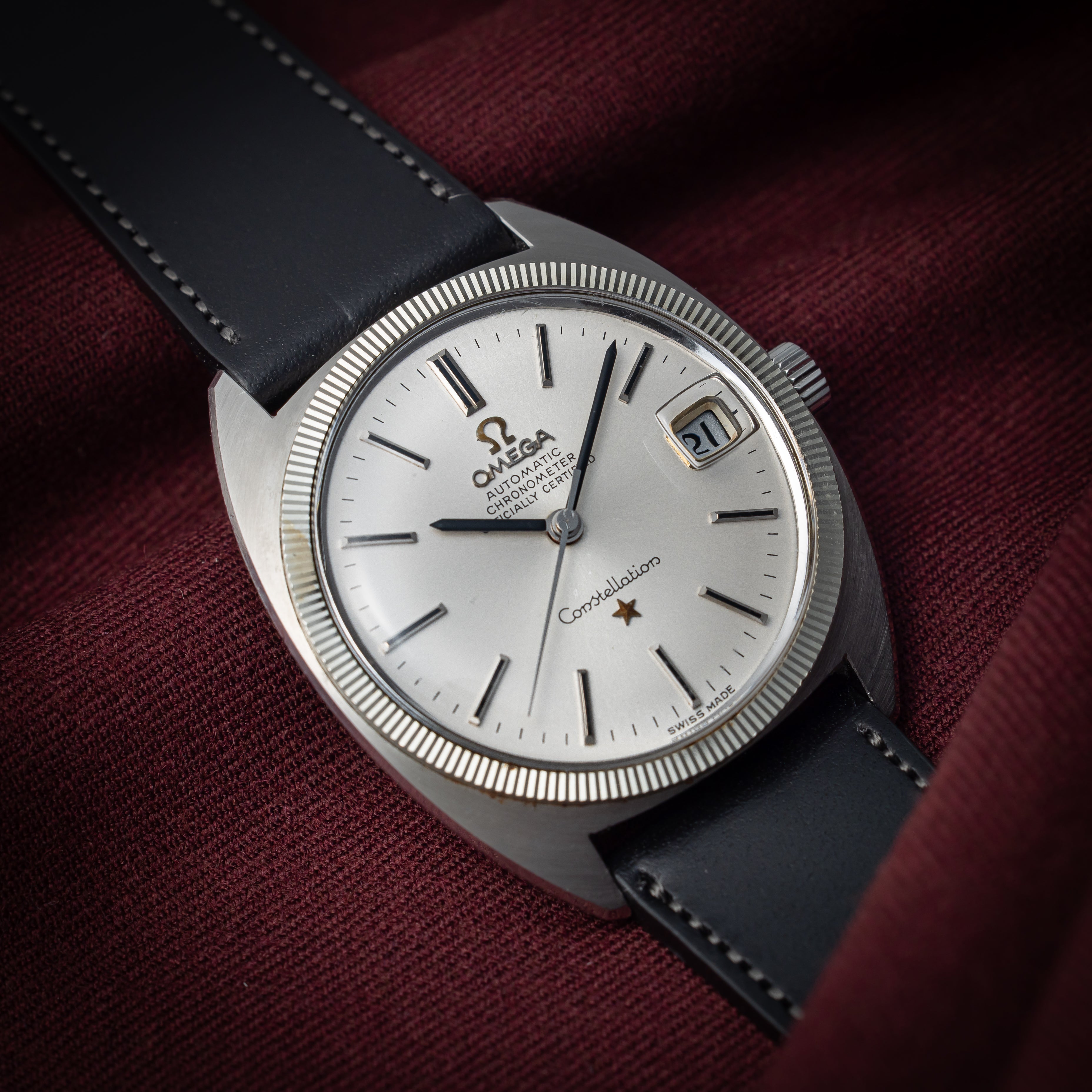 オメガ コンステレーション 1968年製 ジ ェンタ 純正尾錠付き