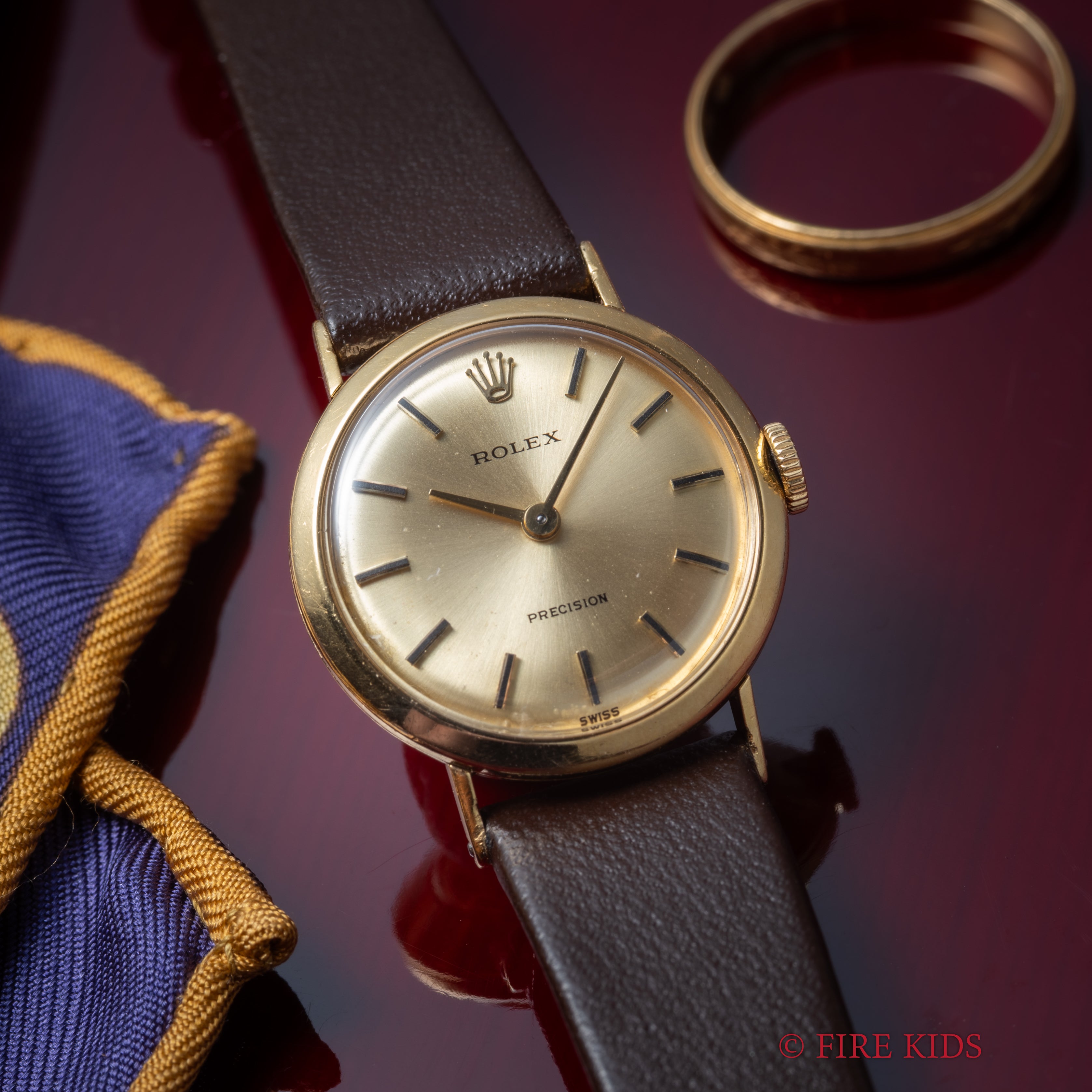 ロレックス レディースプレシジョン 1970年製（昭和45年製） Ref.2191 18金無垢イエローゴールド 手巻き