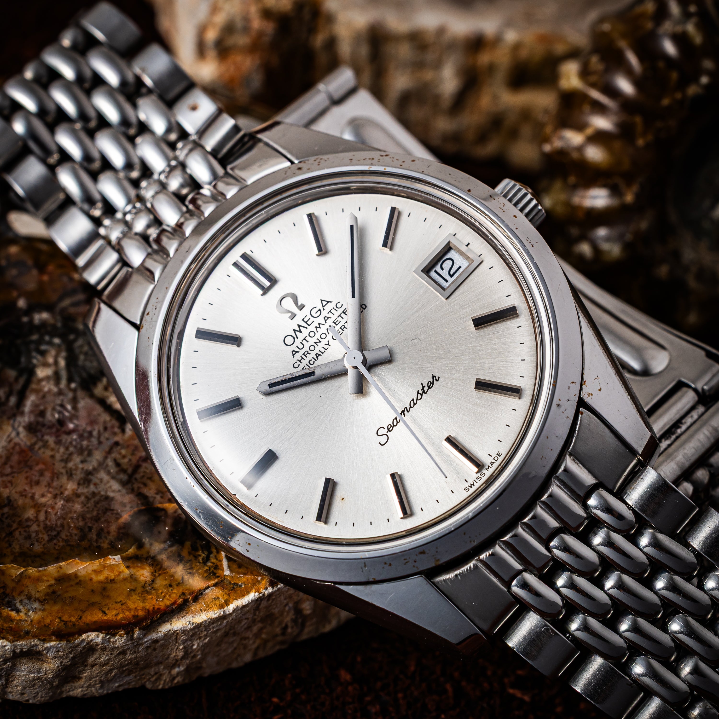 オメガ シーマスター クロノメーター 1973年製 自動巻 Ref.168.0061 純正ステンレスブレス