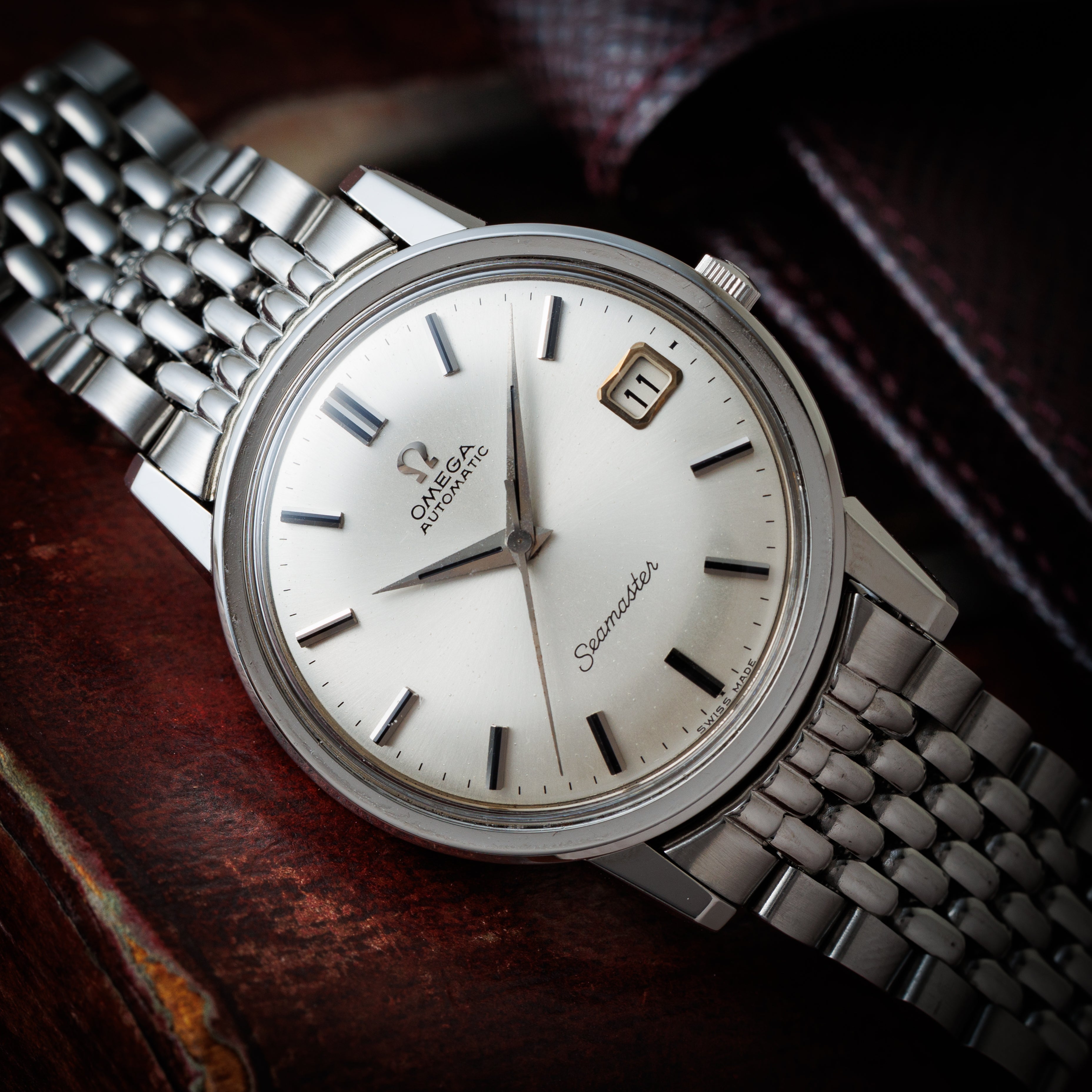 オメガ シーマスター オートマチック 1965年製 Ref.166.003 純正ライスブレス付き