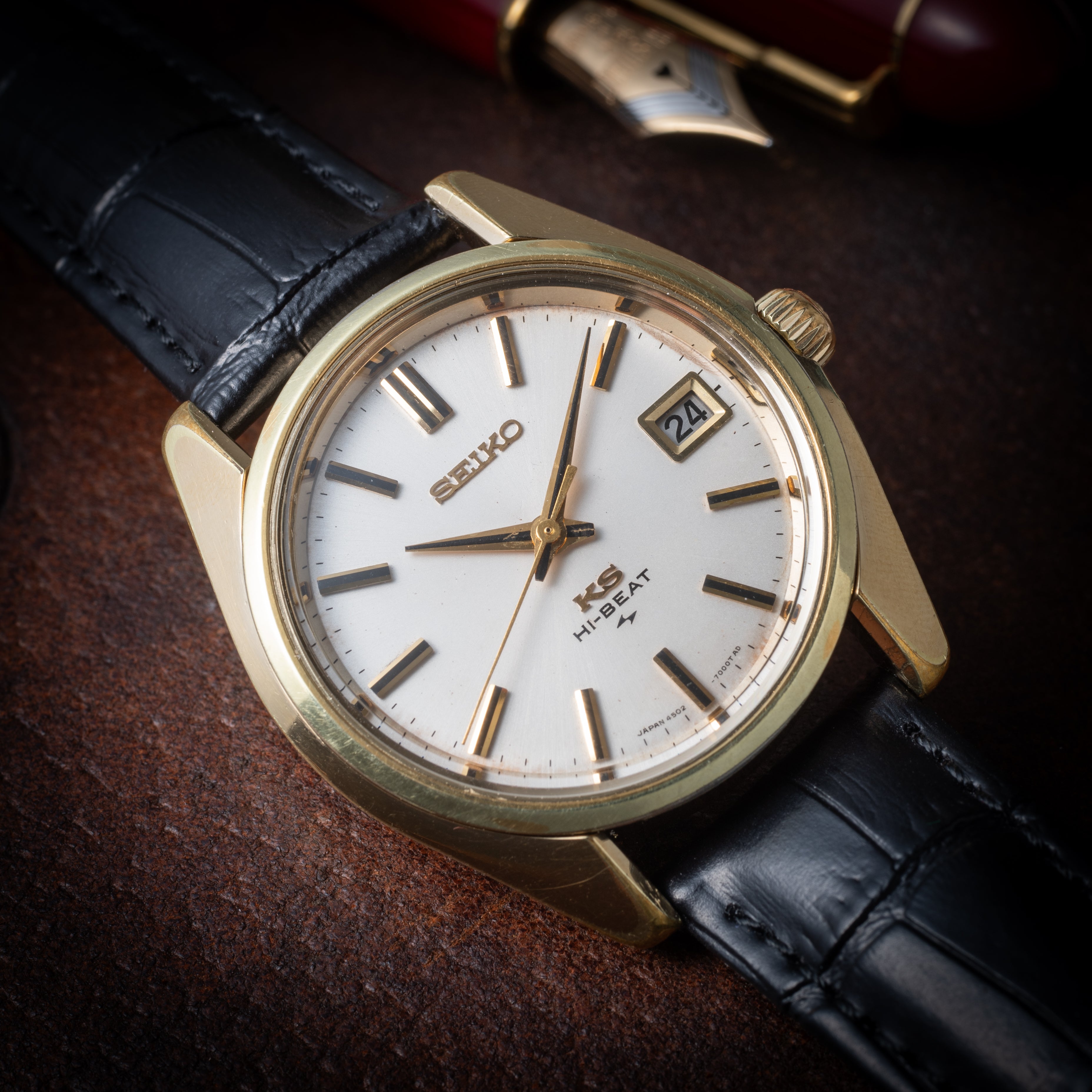 セイコー 45キングセイコー SGPケース 1970年製（昭和45年製） 10振動手巻き Ref.4502-7001 45KS 純正尾錠付き