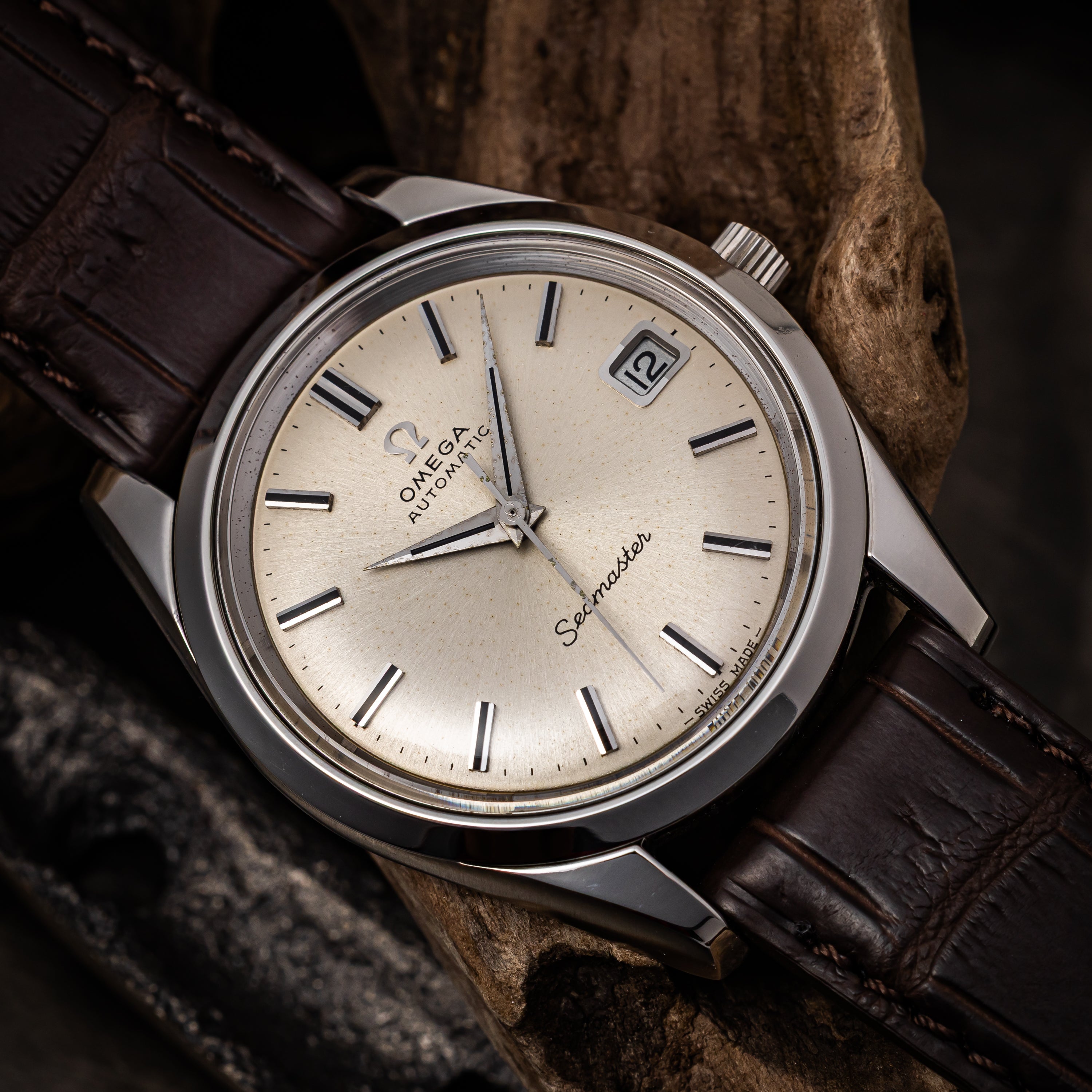 オメガ シーマスター デイト 1969年製 自動巻 Cal.565 シルバーダイヤル