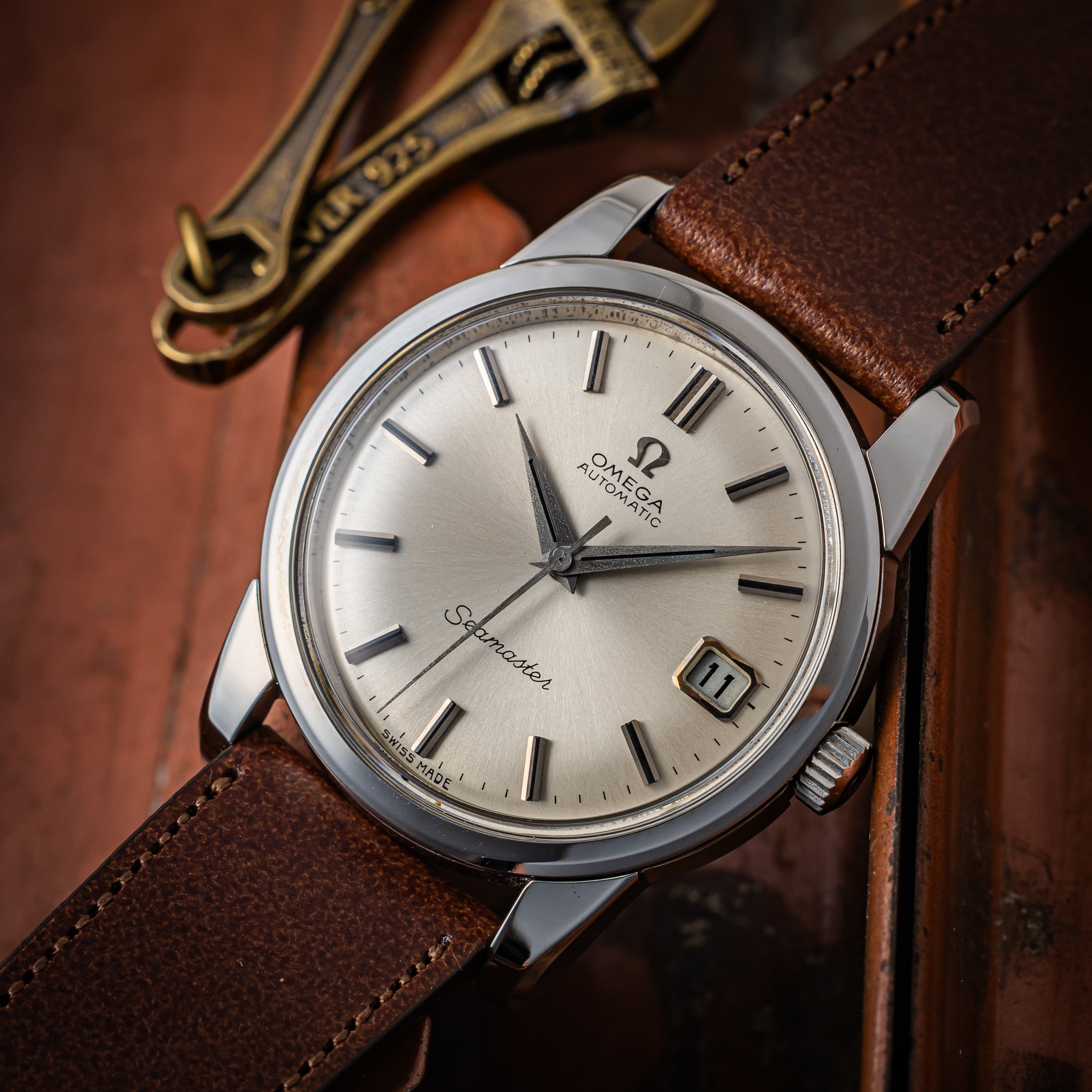 オメガ シーマスター オートマチック 1966年製 Ref.166009 シルバーダイヤル